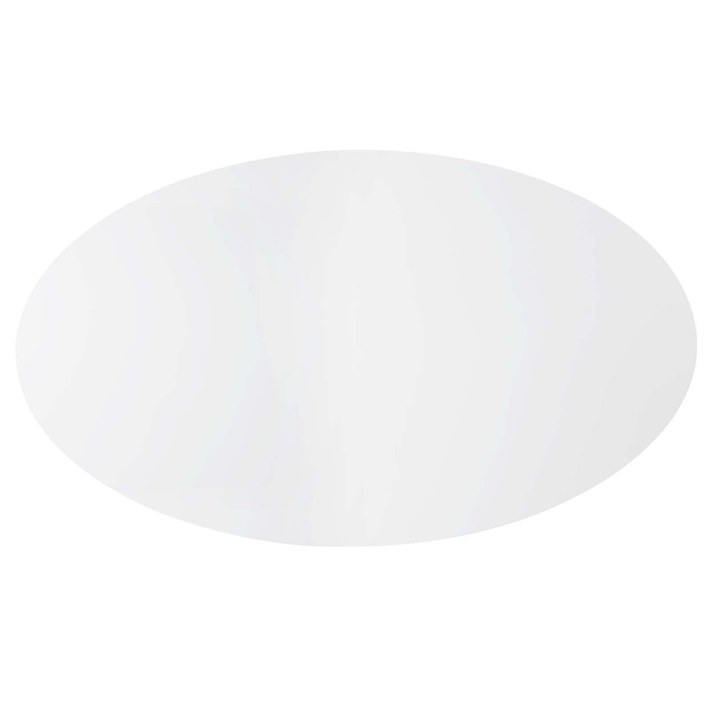 Provision 75" Oval Dining Table White EEI-4912-WHI