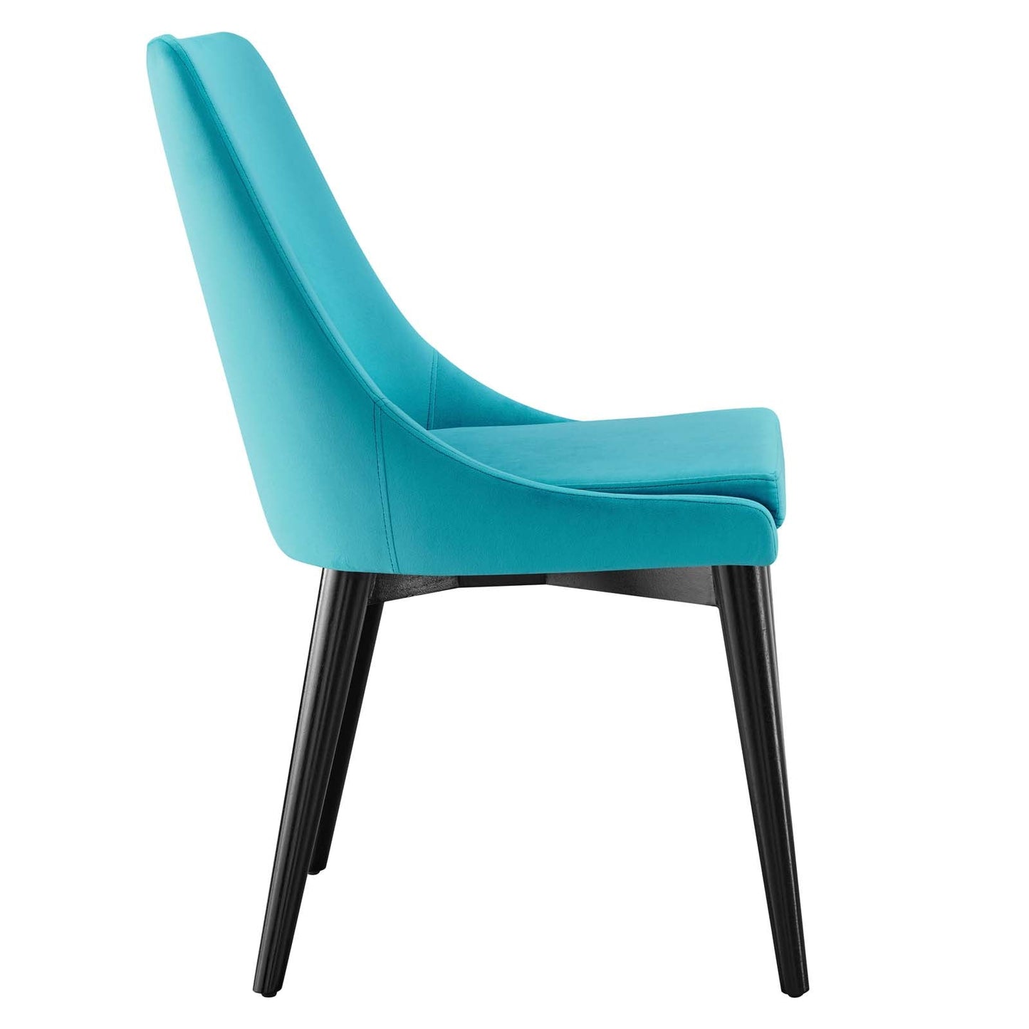 Viscount Performance Velvet Dining Chair Blue EEI-5009-BLU