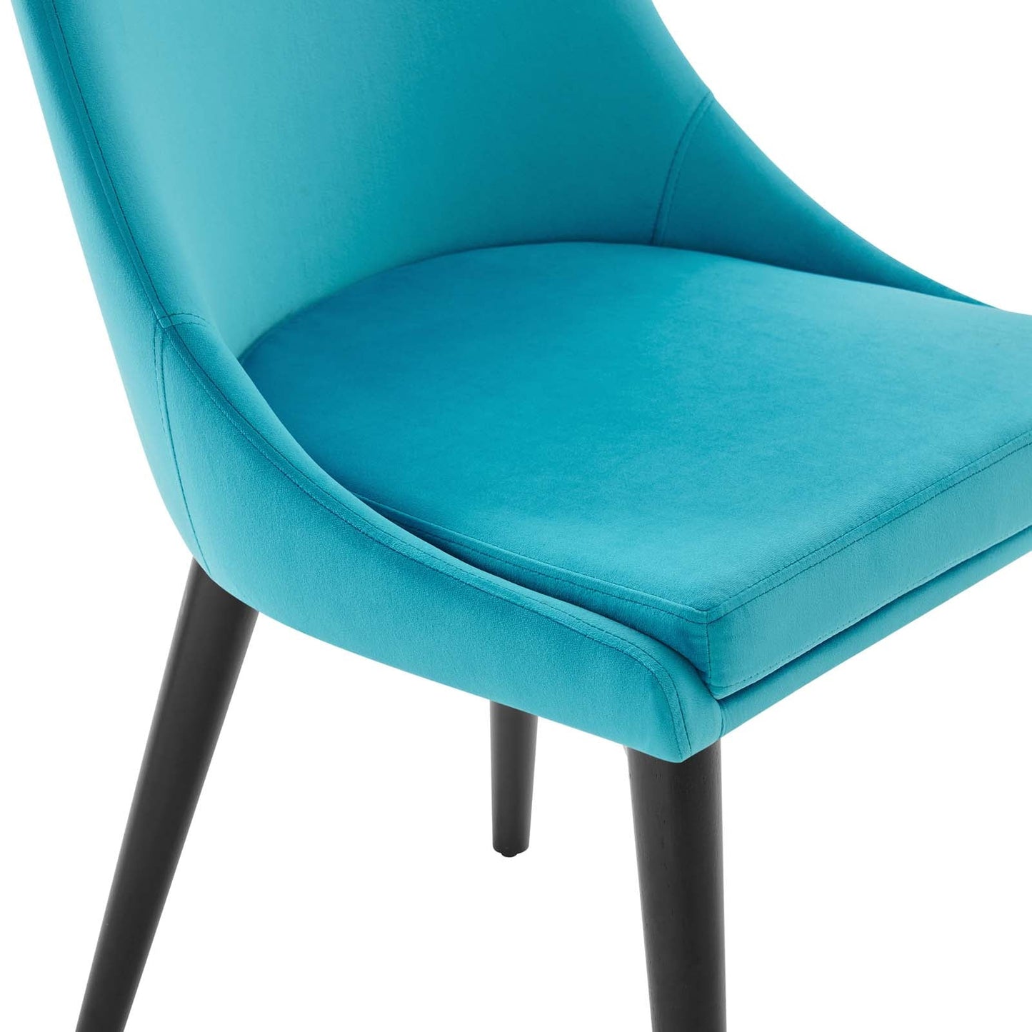 Viscount Performance Velvet Dining Chair Blue EEI-5009-BLU