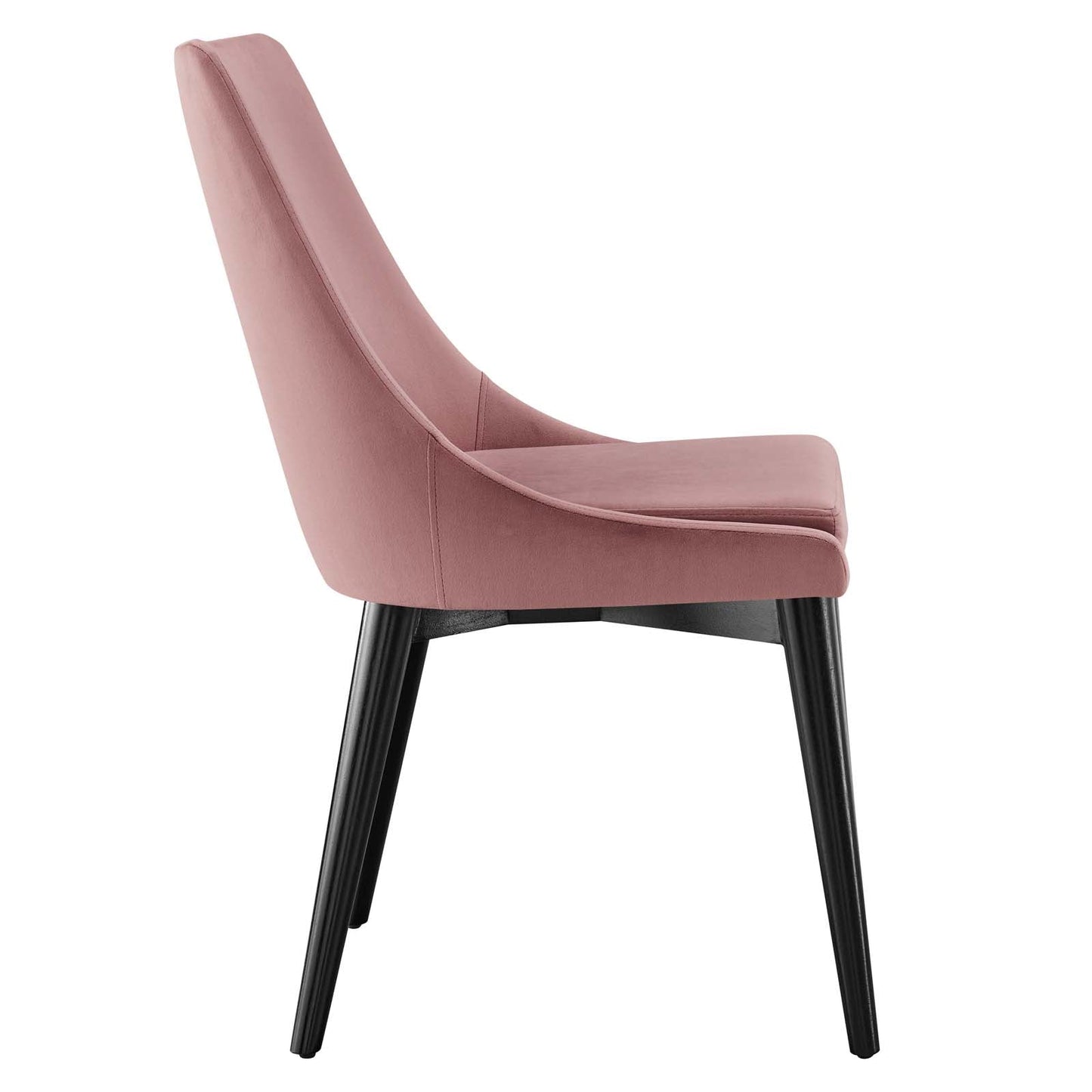 Viscount Performance Velvet Dining Chair Dusty Rose EEI-5009-DUS