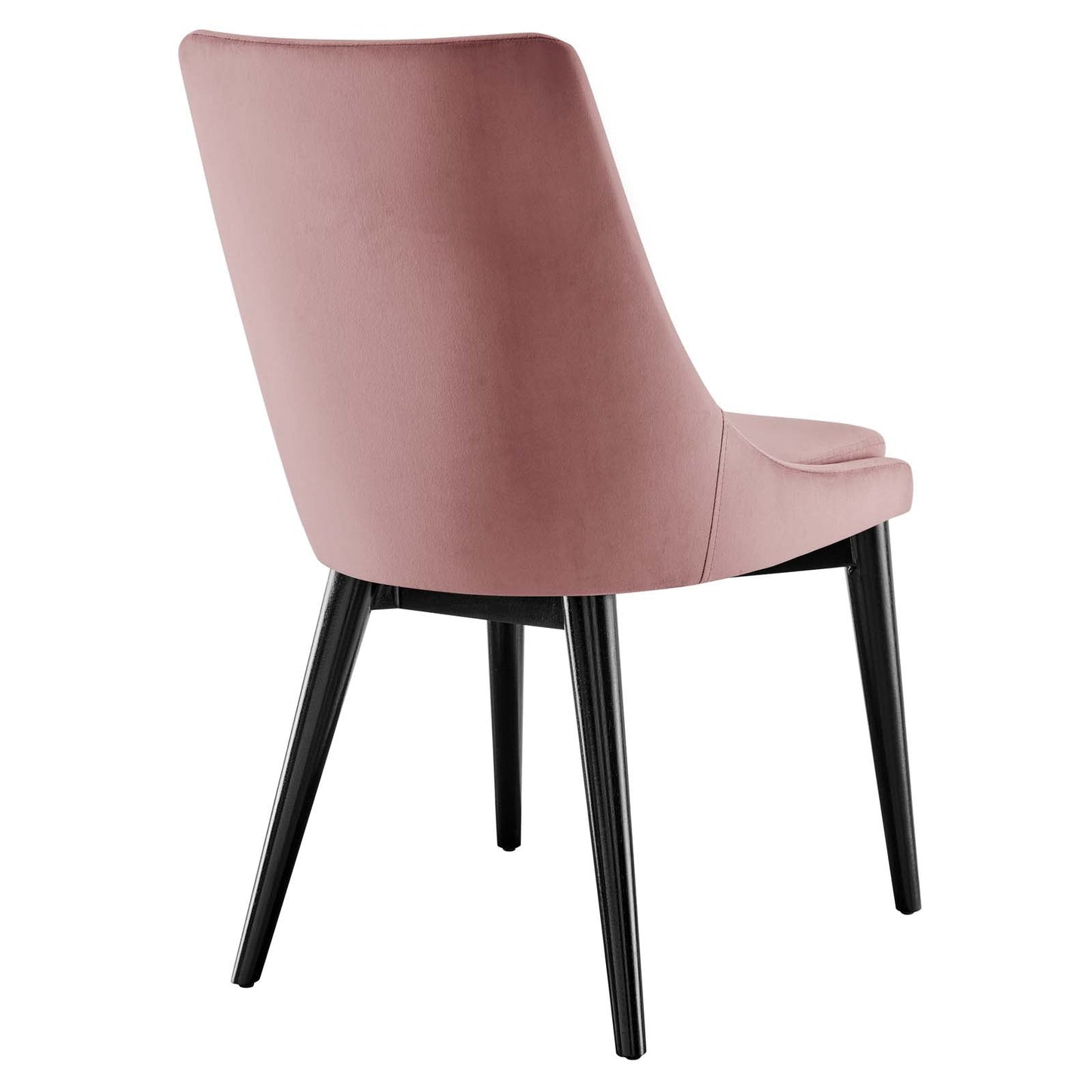 Viscount Performance Velvet Dining Chair Dusty Rose EEI-5009-DUS