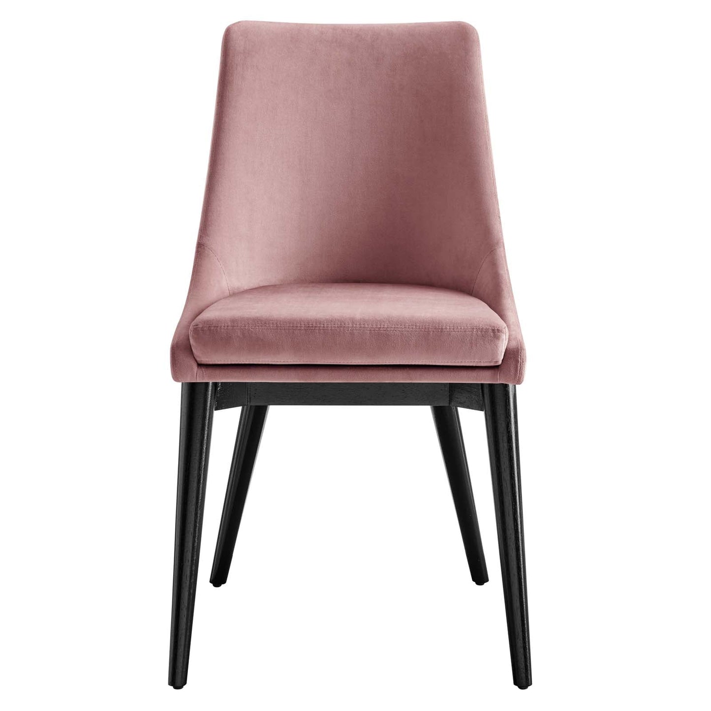 Viscount Performance Velvet Dining Chair Dusty Rose EEI-5009-DUS