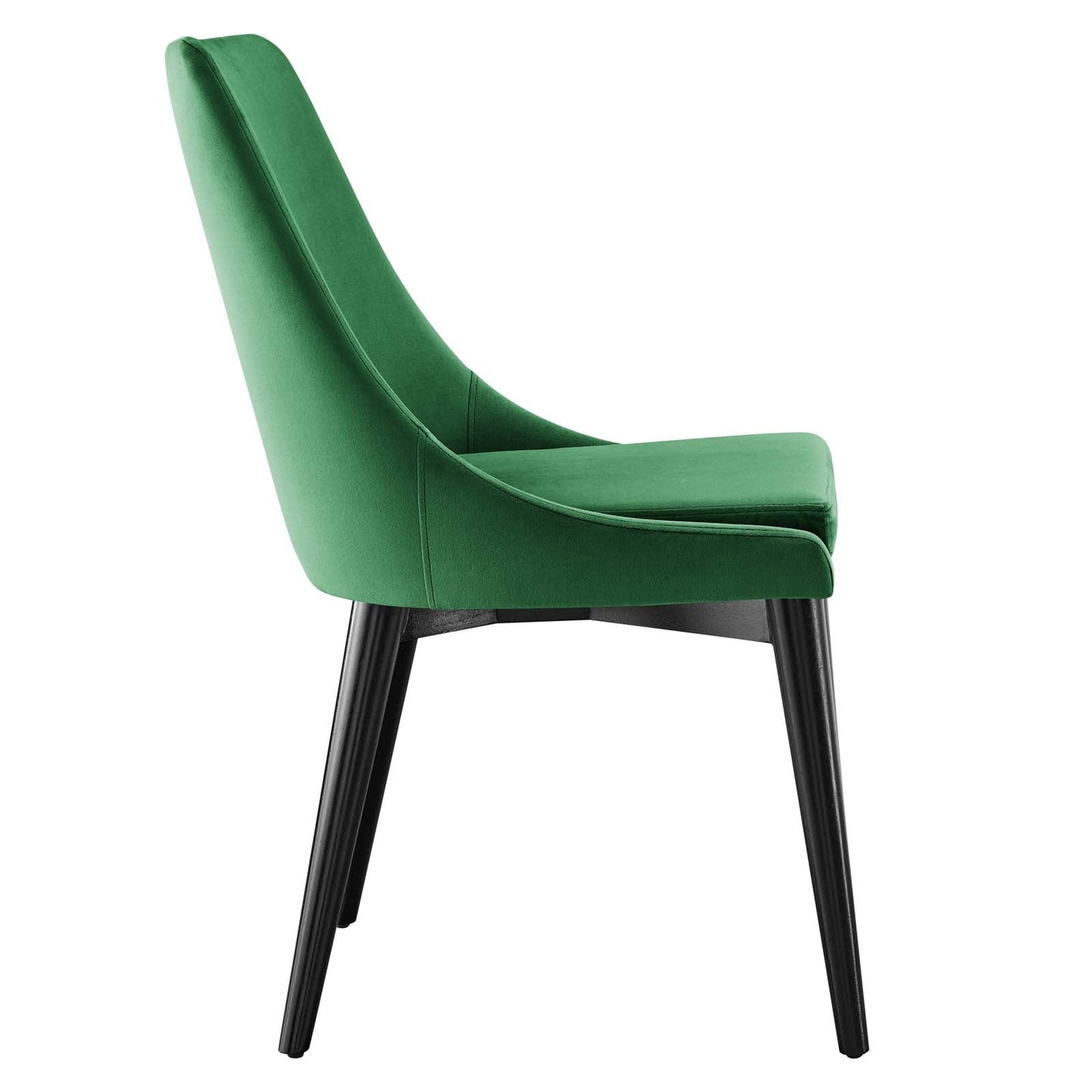 Viscount Performance Velvet Dining Chair Emerald EEI-5009-EME