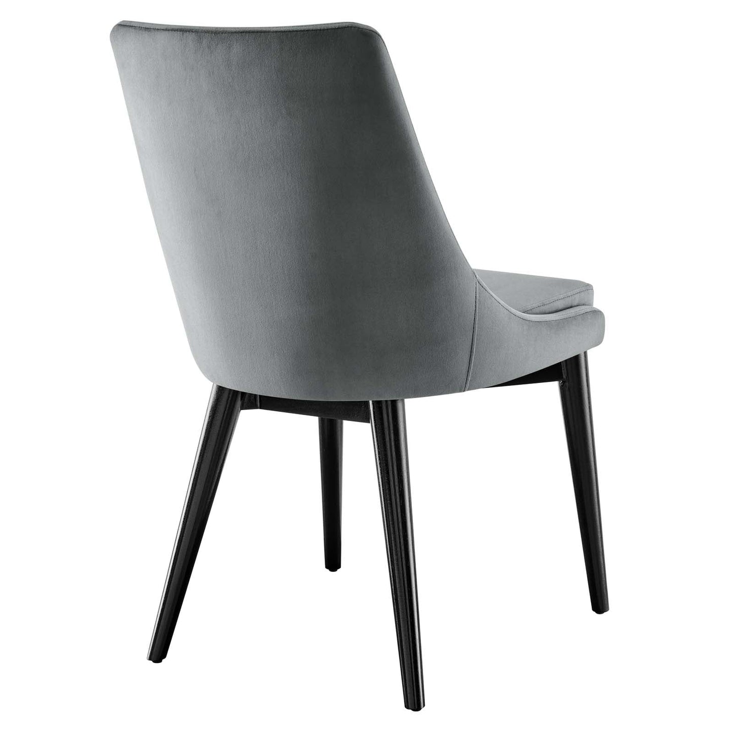 Viscount Performance Velvet Dining Chair Gray EEI-5009-GRY