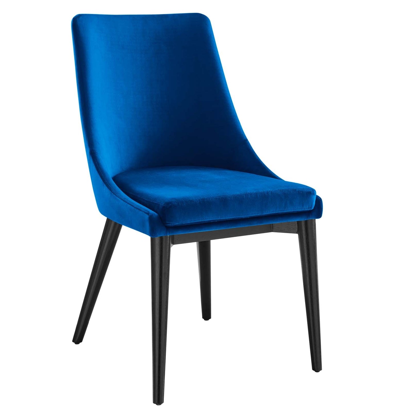 Viscount Performance Velvet Dining Chair Navy EEI-5009-NAV