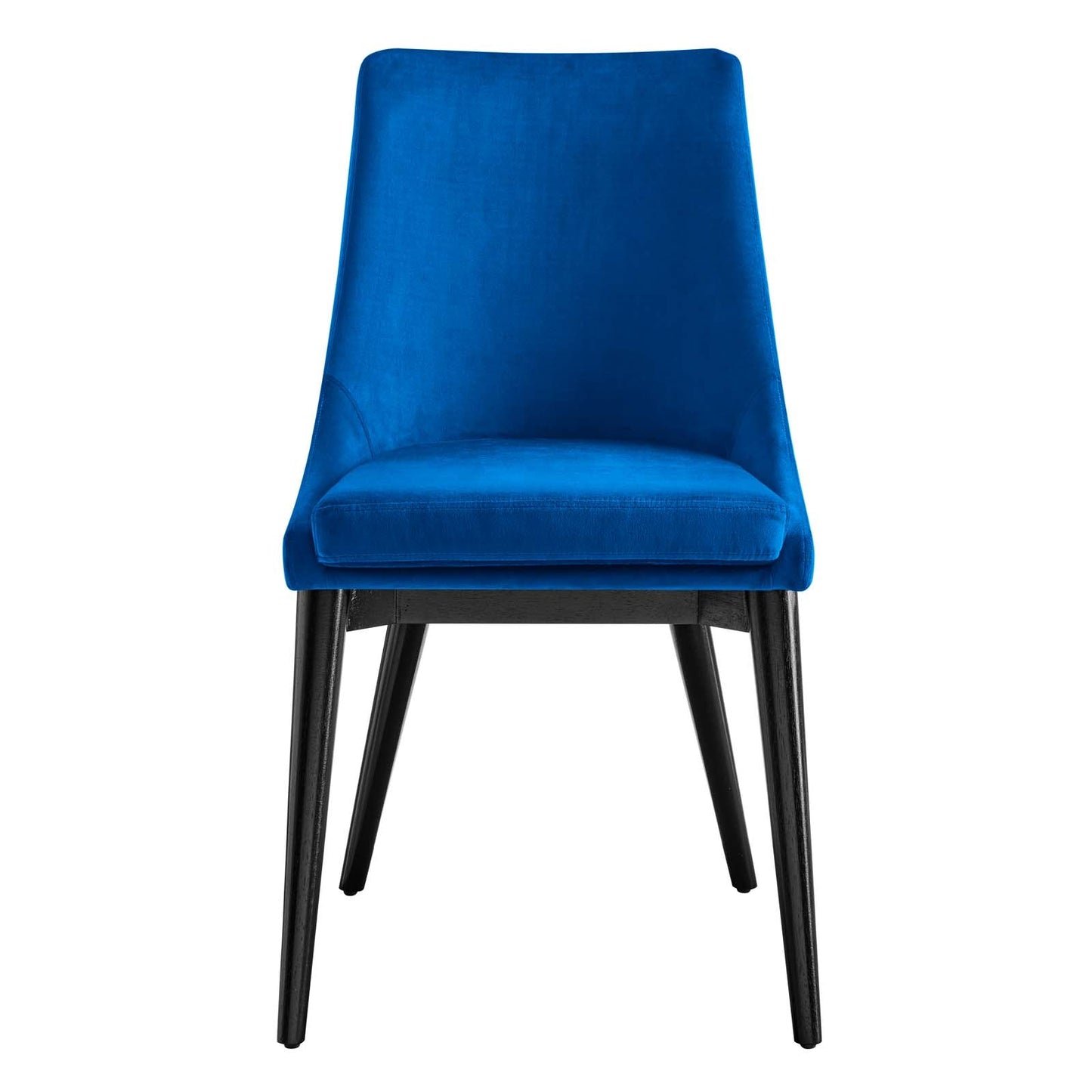 Viscount Performance Velvet Dining Chair Navy EEI-5009-NAV