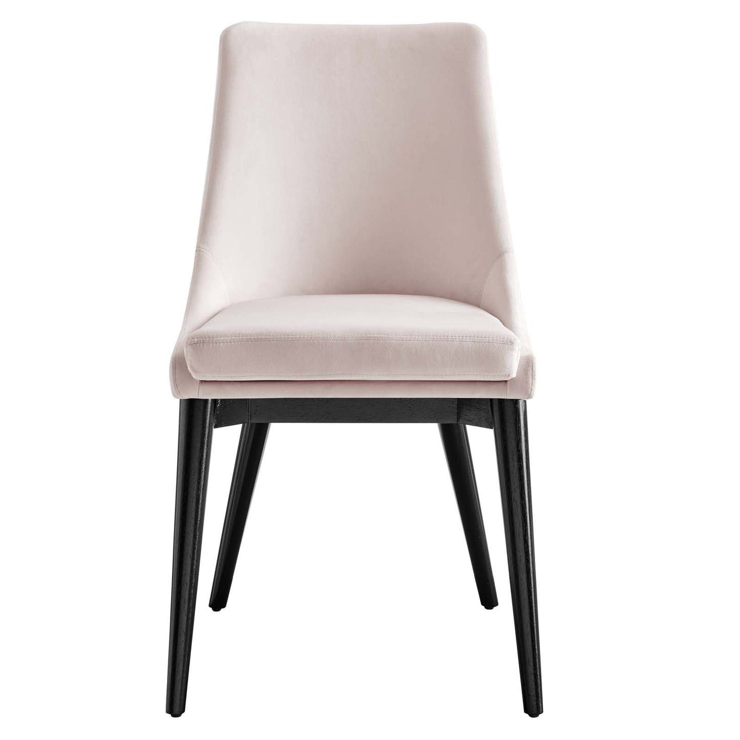 Viscount Performance Velvet Dining Chair Pink EEI-5009-PNK