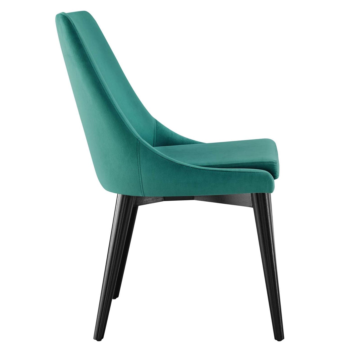 Viscount Performance Velvet Dining Chair Teal EEI-5009-TEA