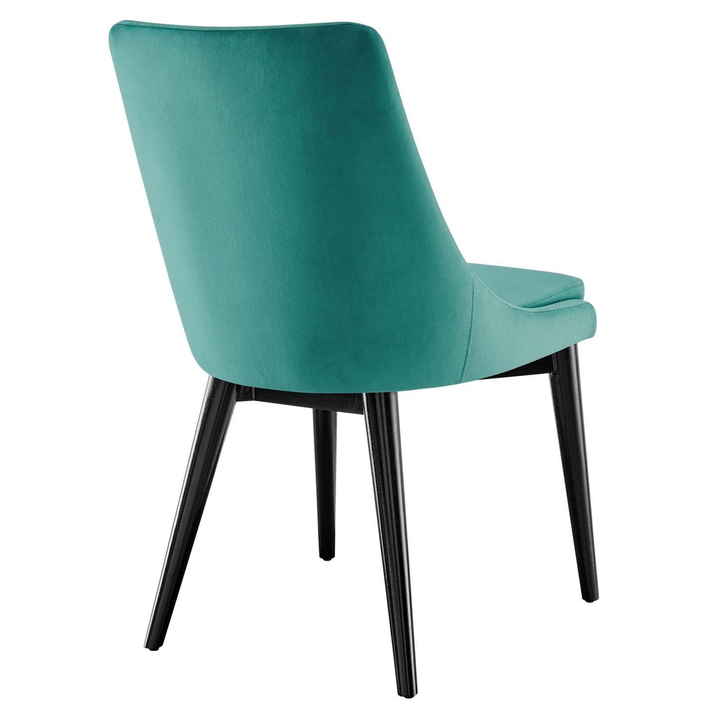 Viscount Performance Velvet Dining Chair Teal EEI-5009-TEA