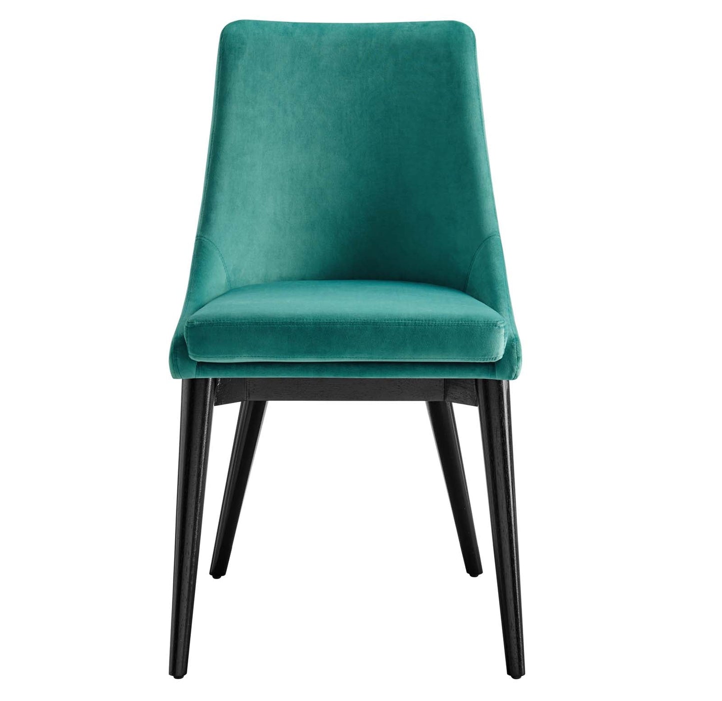 Viscount Performance Velvet Dining Chair Teal EEI-5009-TEA