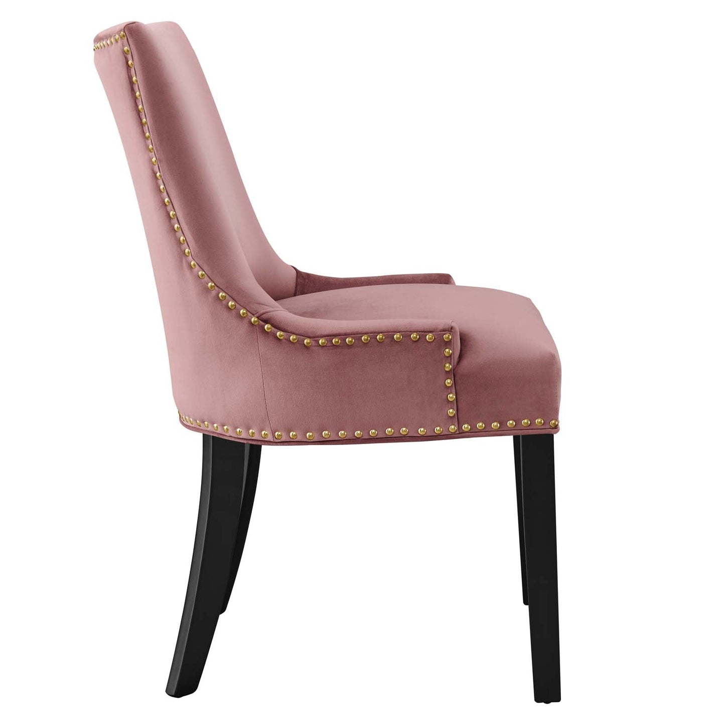 Marquis Performance Velvet Dining Chairs - Set of 2 Dusty Rose EEI-5010-DUS