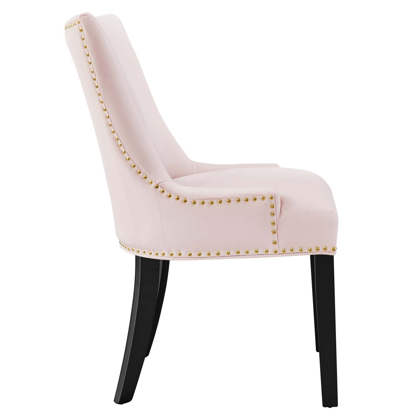 Marquis Performance Velvet Dining Chairs - Set of 2 Pink EEI-5010-PNK