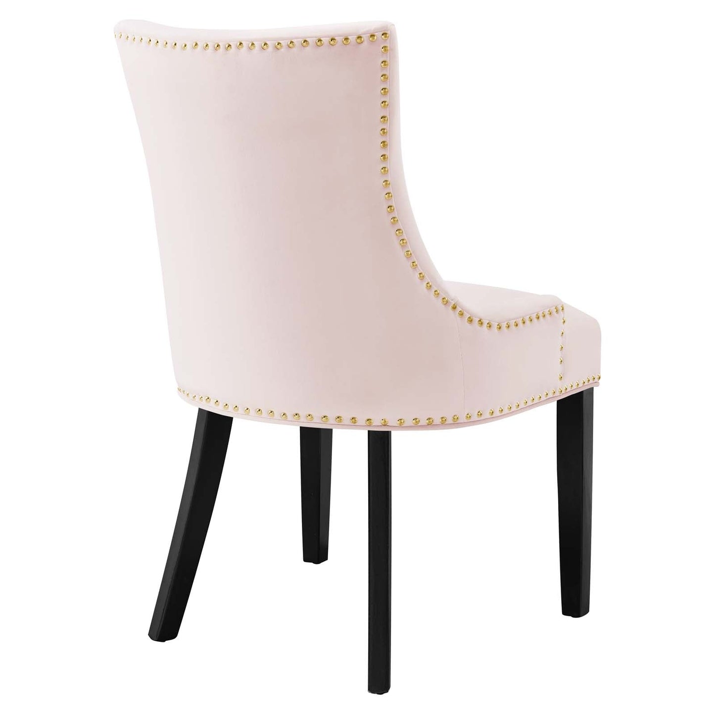 Marquis Performance Velvet Dining Chairs - Set of 2 Pink EEI-5010-PNK