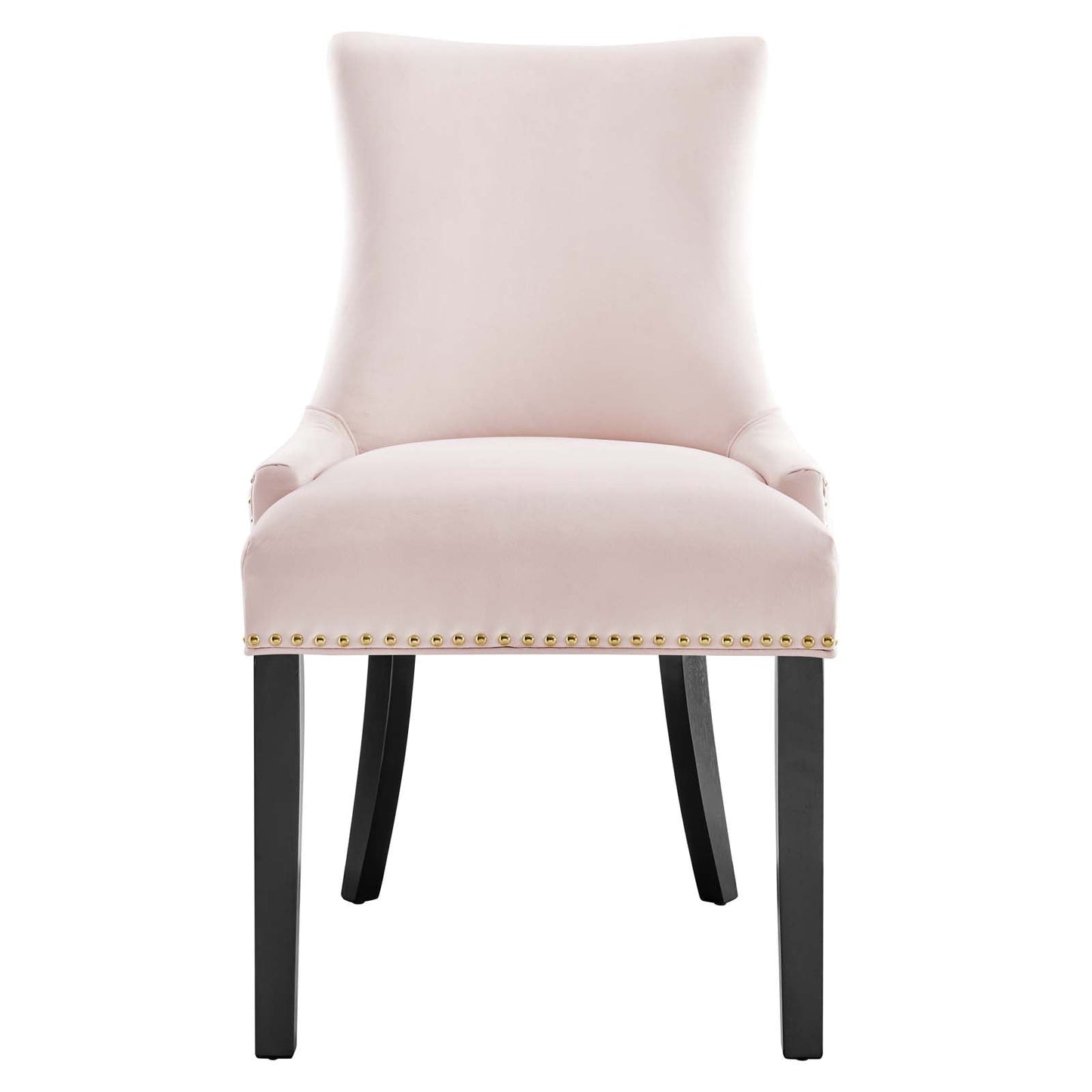 Marquis Performance Velvet Dining Chairs - Set of 2 Pink EEI-5010-PNK