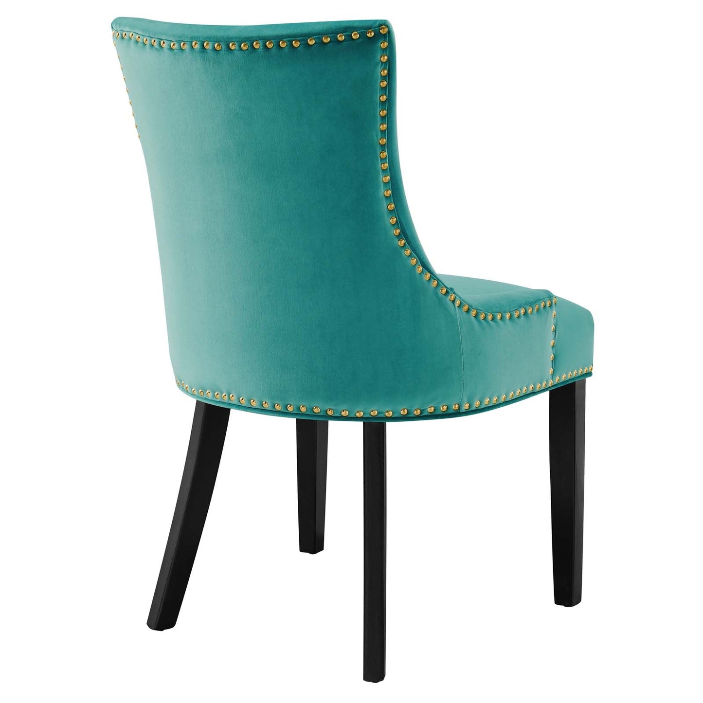 Marquis Performance Velvet Dining Chairs - Set of 2 Teal EEI-5010-TEA