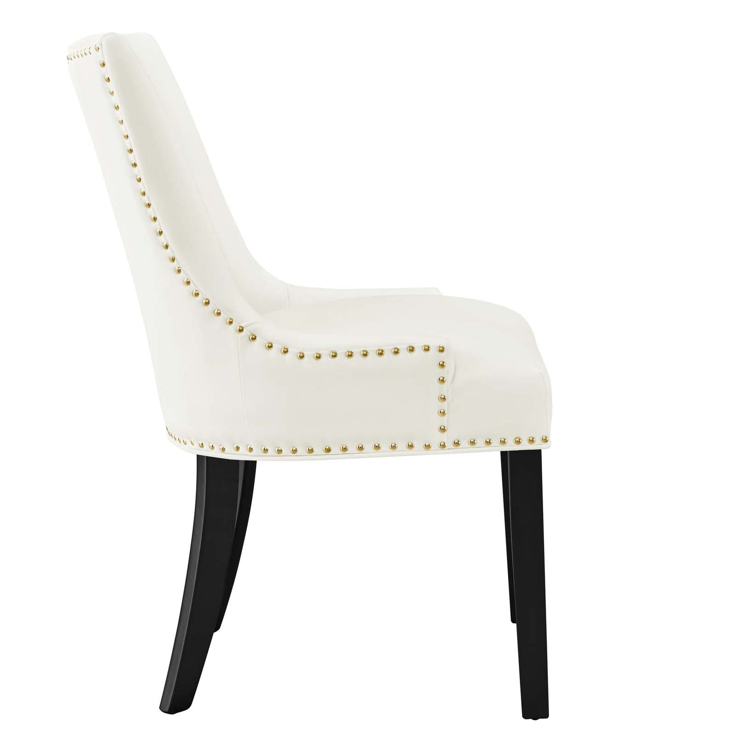 Marquis Performance Velvet Dining Chairs - Set of 2 White EEI-5010-WHI