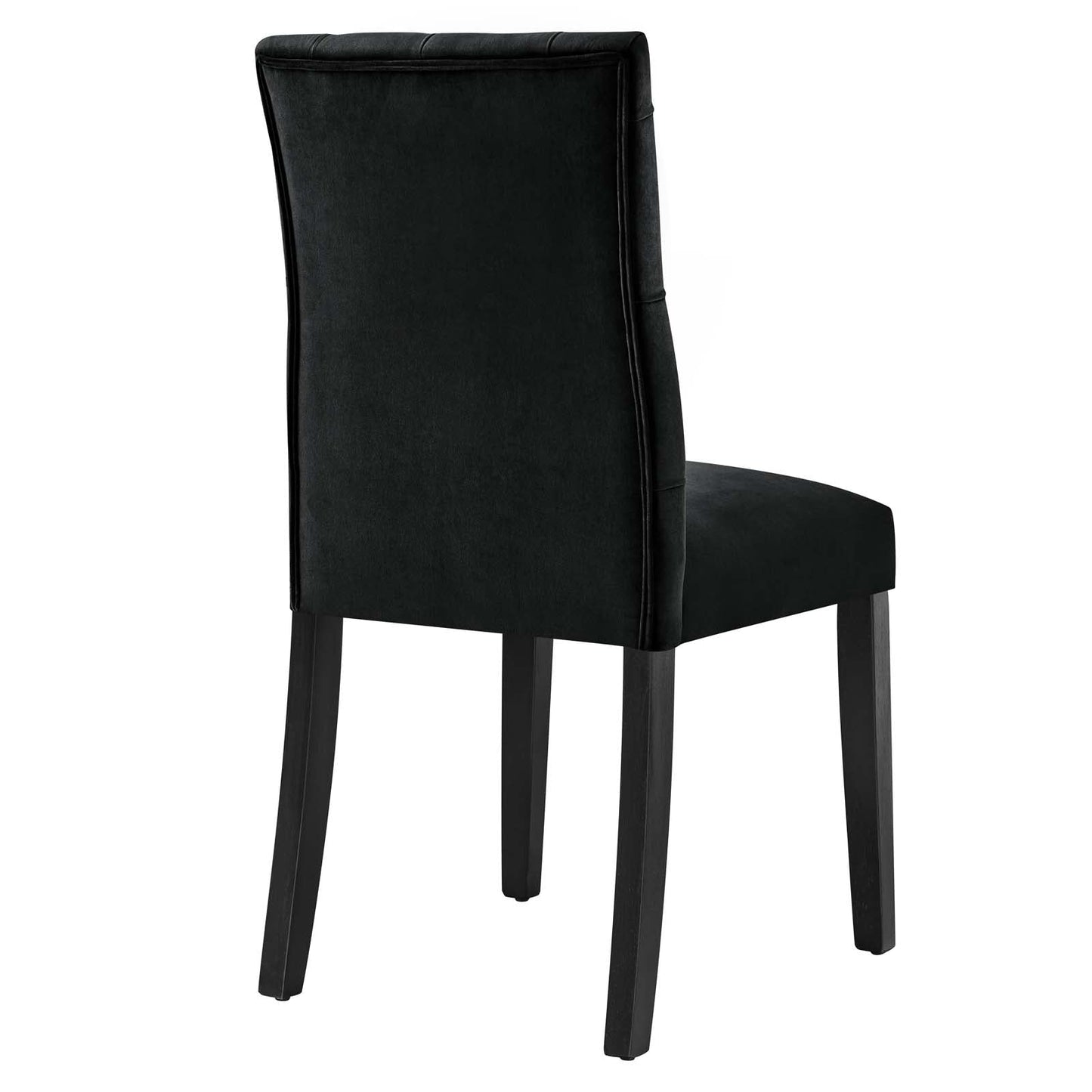 Duchess Performance Velvet Dining Chairs - Set of 2 Black EEI-5011-BLK