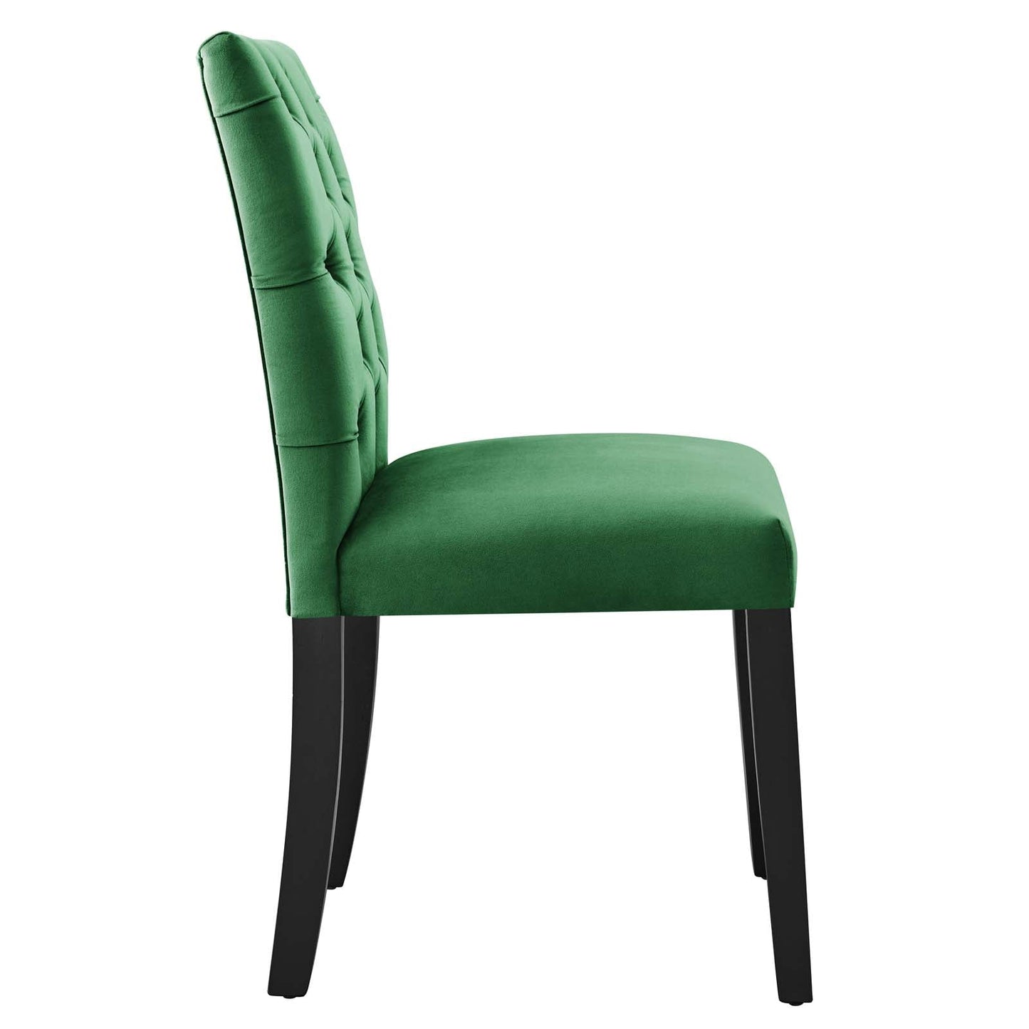 Duchess Performance Velvet Dining Chairs - Set of 2 Emerald EEI-5011-EME