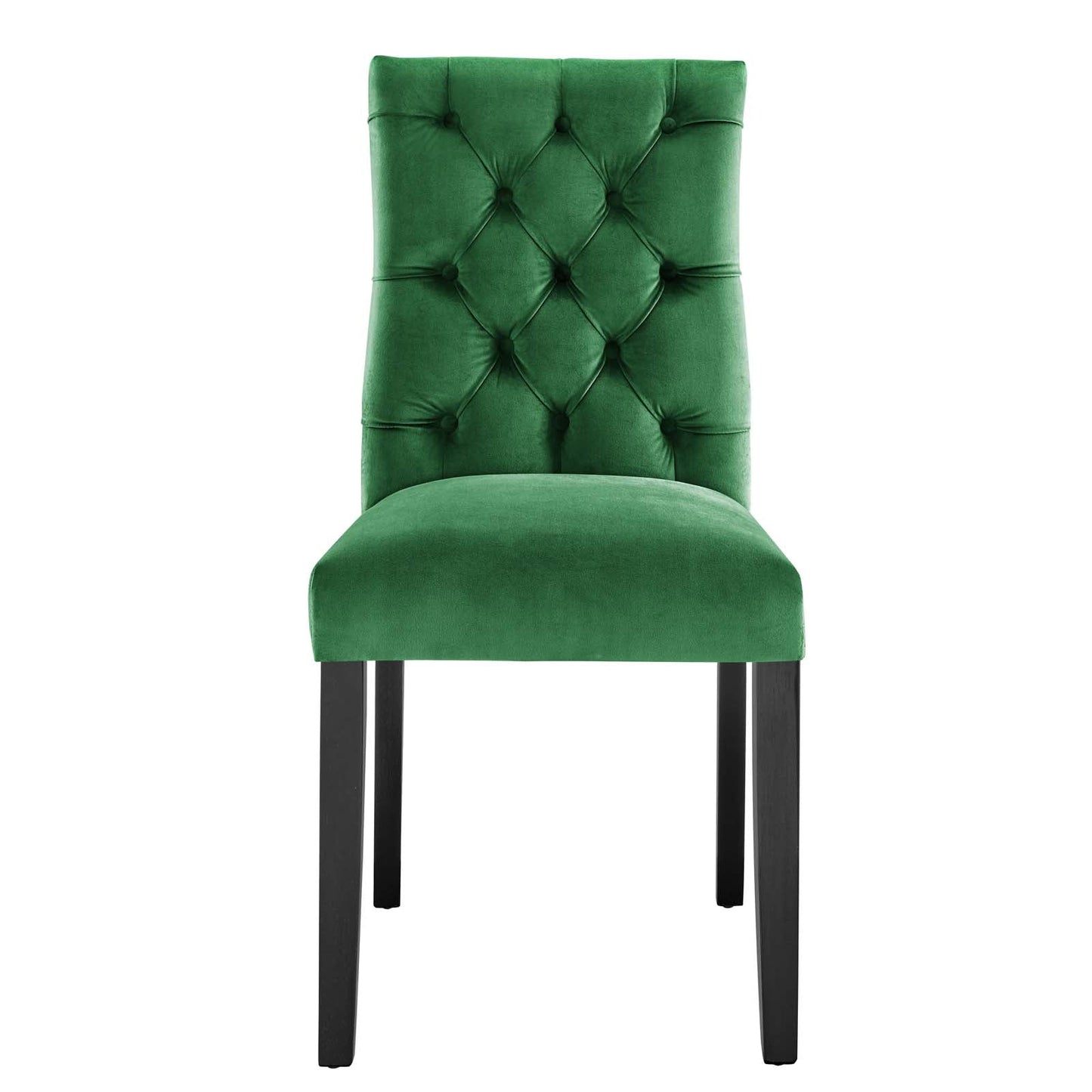 Duchess Performance Velvet Dining Chairs - Set of 2 Emerald EEI-5011-EME