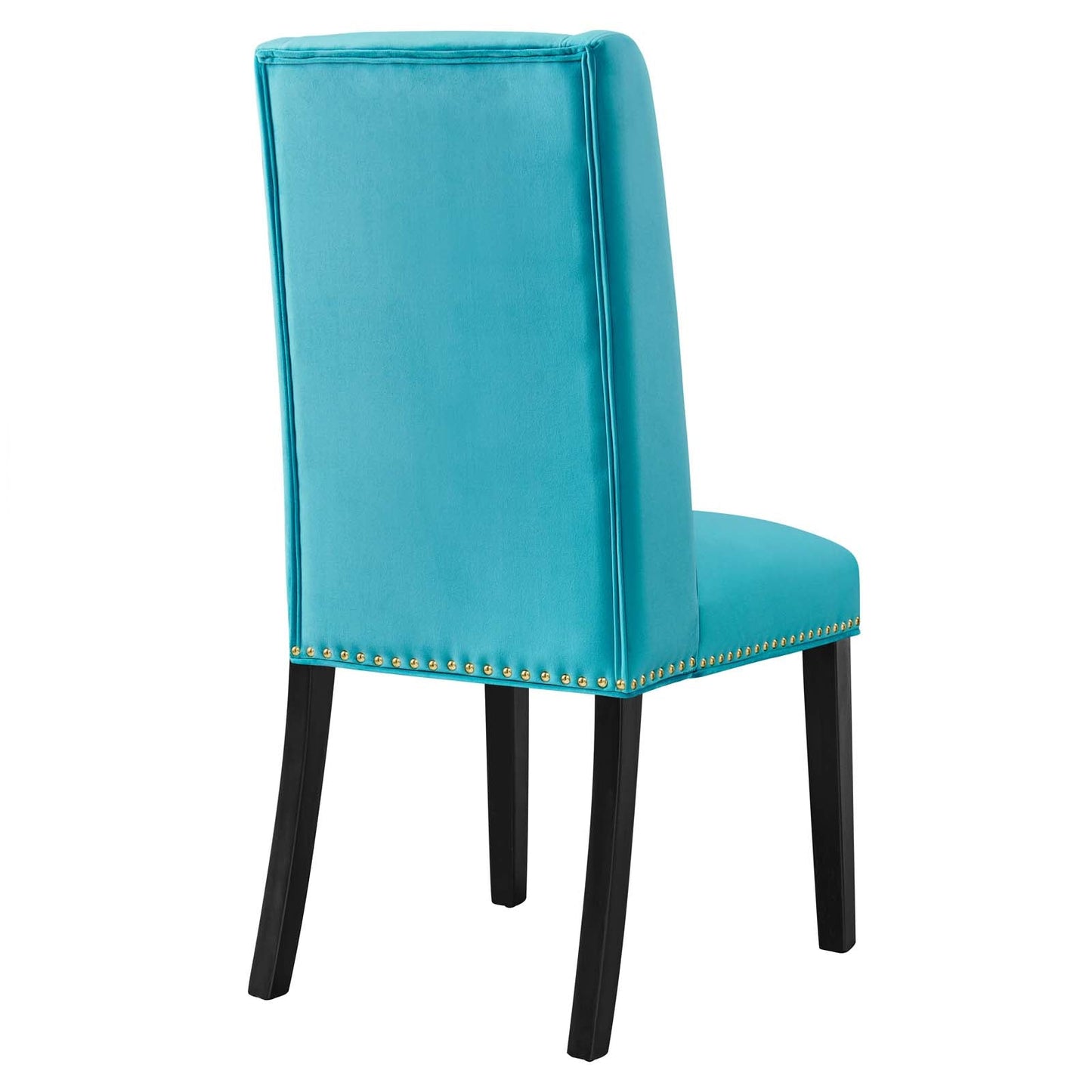 Baron Performance Velvet Dining Chairs - Set of 2 Blue EEI-5012-BLU