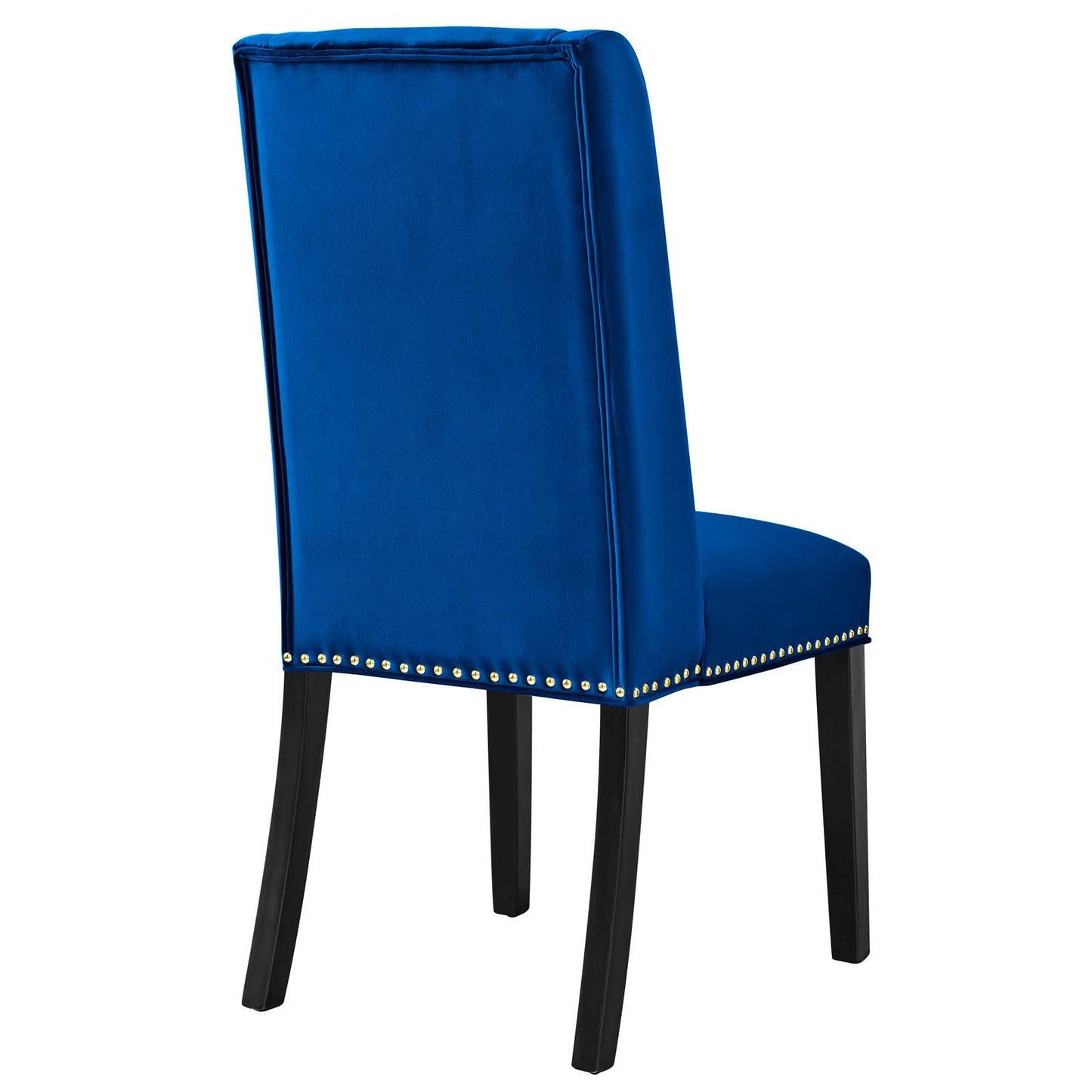 Baron Performance Velvet Dining Chairs - Set of 2 Navy EEI-5012-NAV