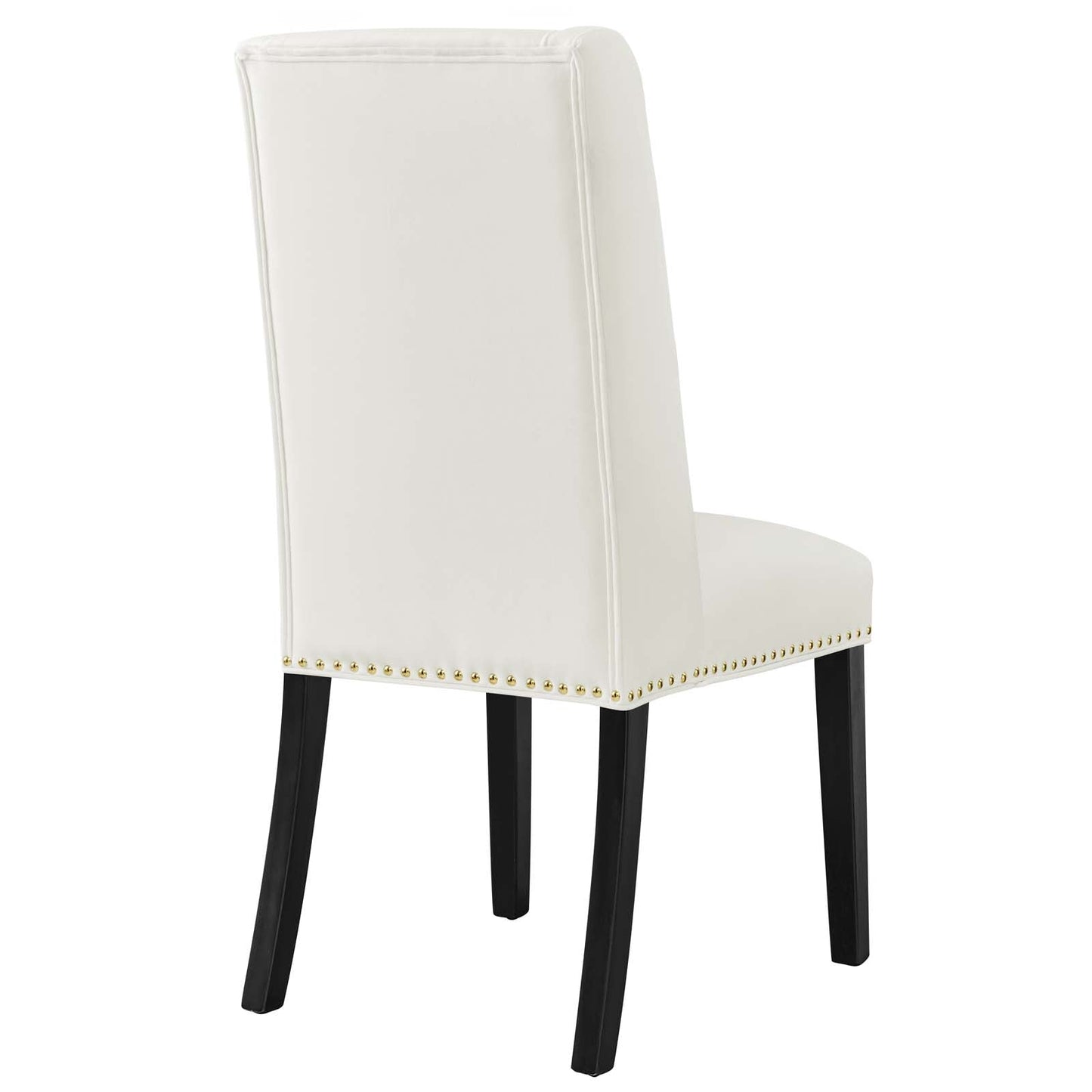 Baron Performance Velvet Dining Chairs - Set of 2 White EEI-5012-WHI