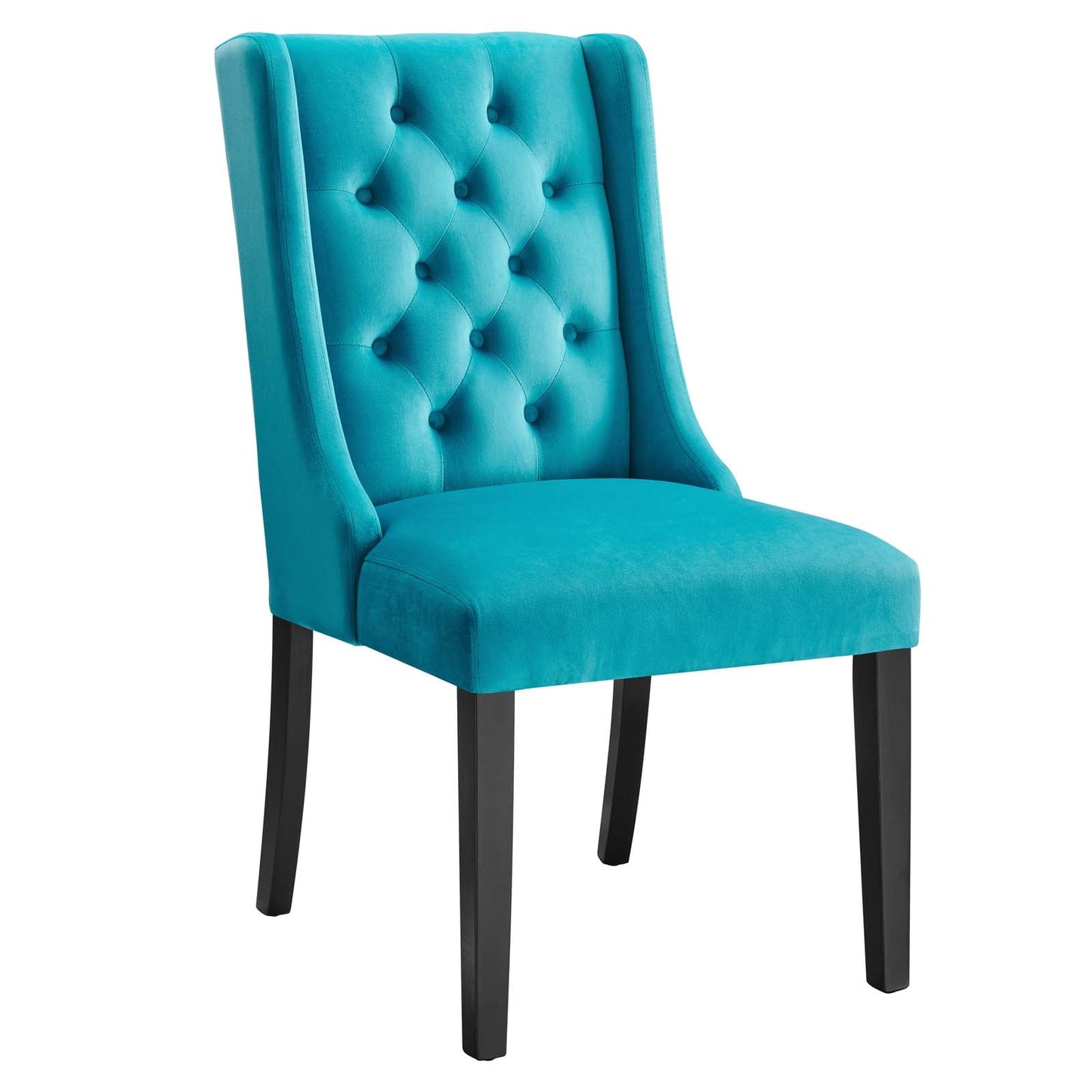 Baronet Performance Velvet Dining Chairs - Set of 2 Blue EEI-5013-BLU