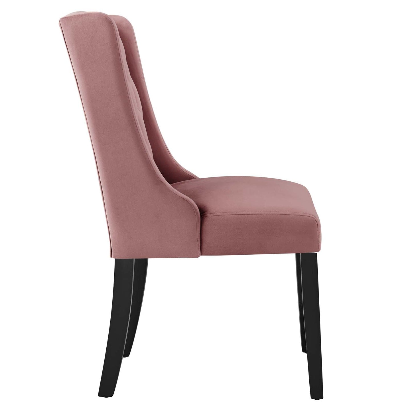 Baronet Performance Velvet Dining Chairs - Set of 2 Dusty Rose EEI-5013-DUS