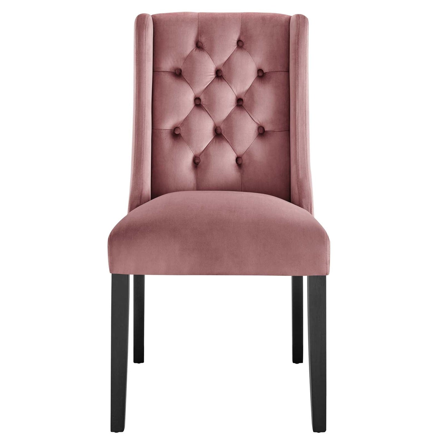 Baronet Performance Velvet Dining Chairs - Set of 2 Dusty Rose EEI-5013-DUS