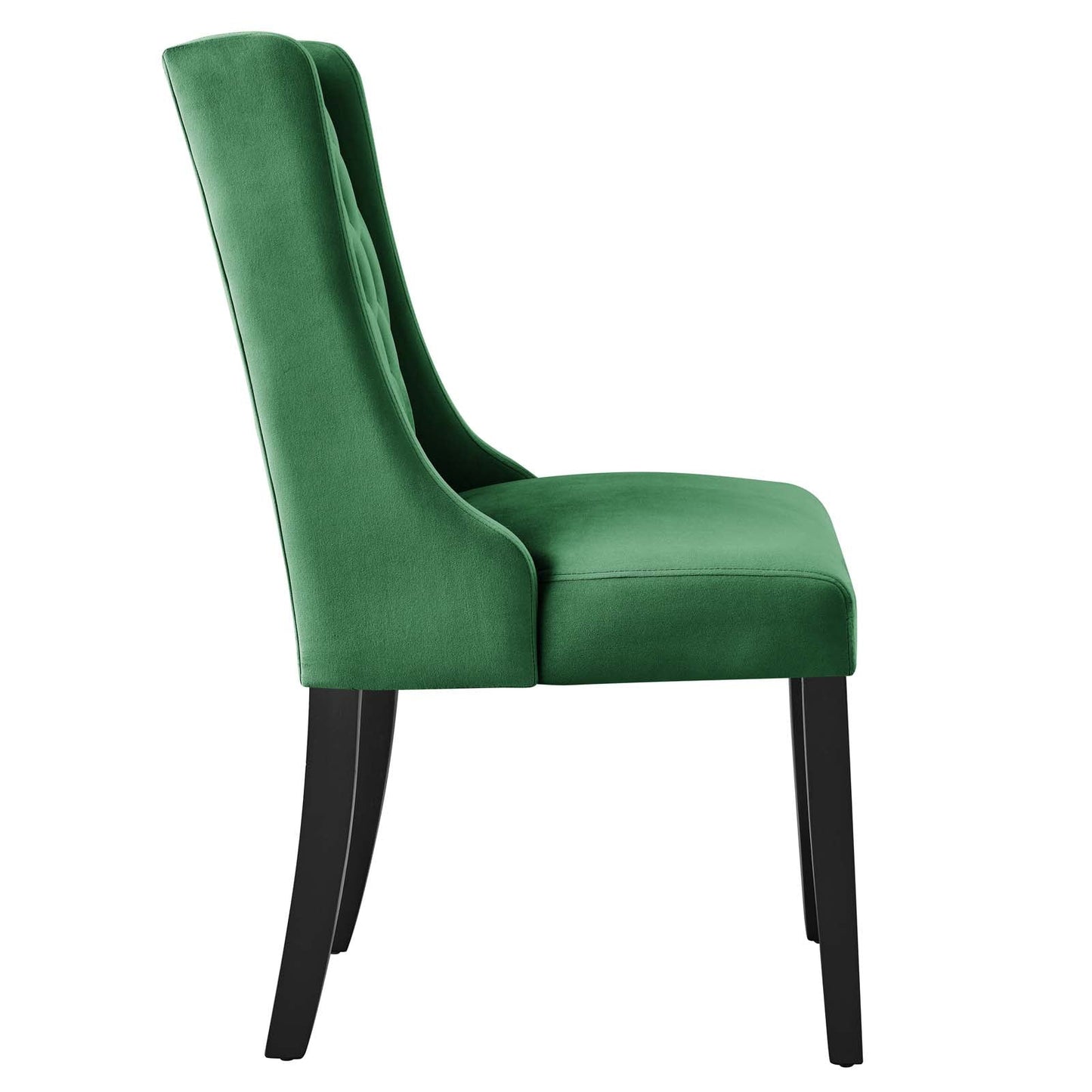 Baronet Performance Velvet Dining Chairs - Set of 2 Emerald EEI-5013-EME