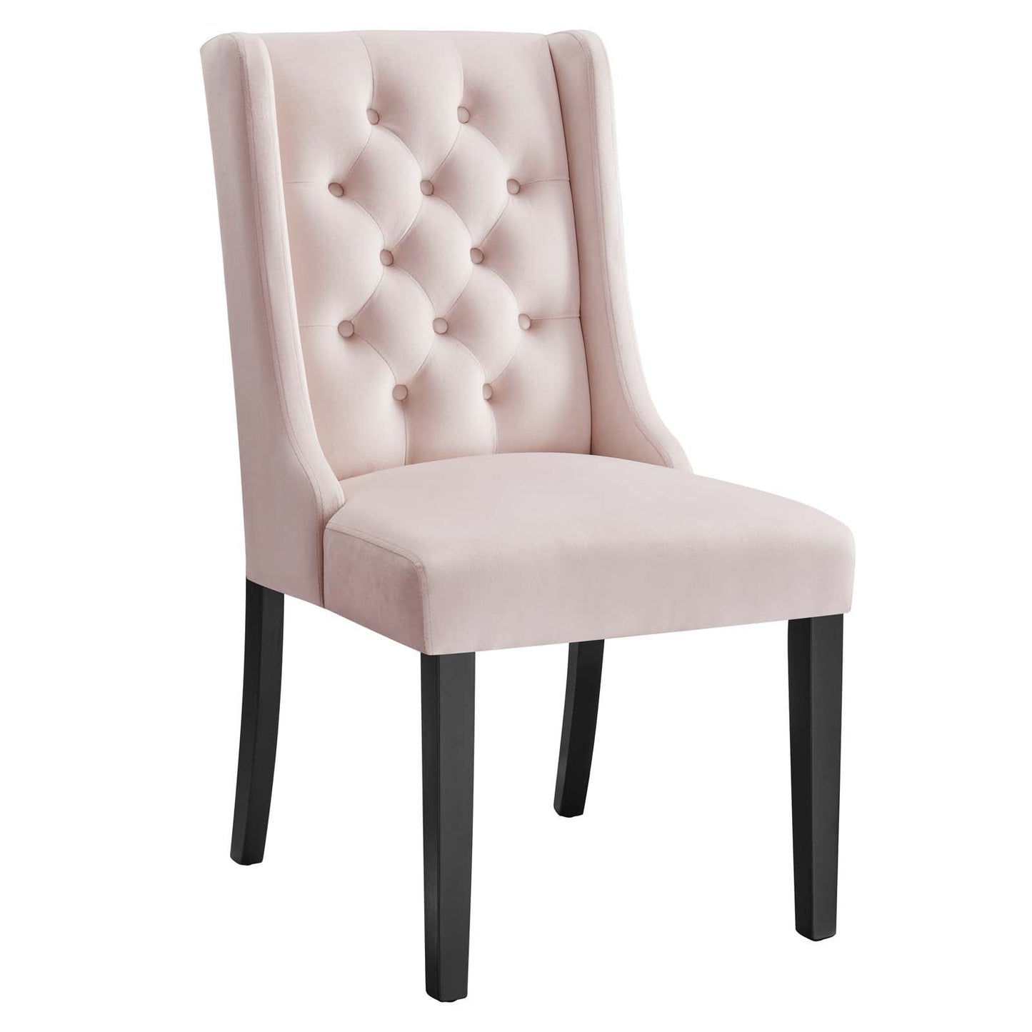 Baronet Performance Velvet Dining Chairs - Set of 2 Pink EEI-5013-PNK