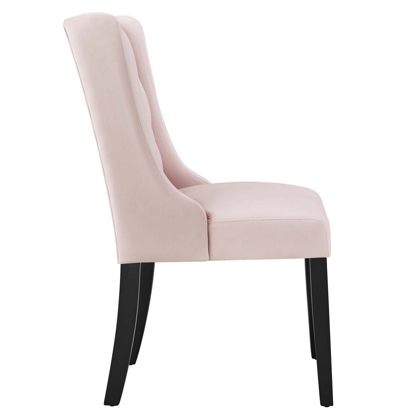 Baronet Performance Velvet Dining Chairs - Set of 2 Pink EEI-5013-PNK