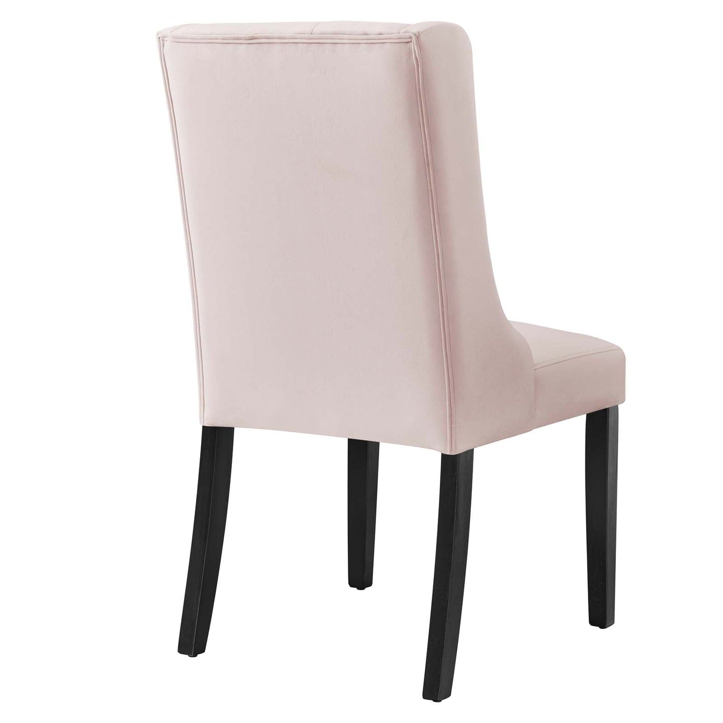 Baronet Performance Velvet Dining Chairs - Set of 2 Pink EEI-5013-PNK