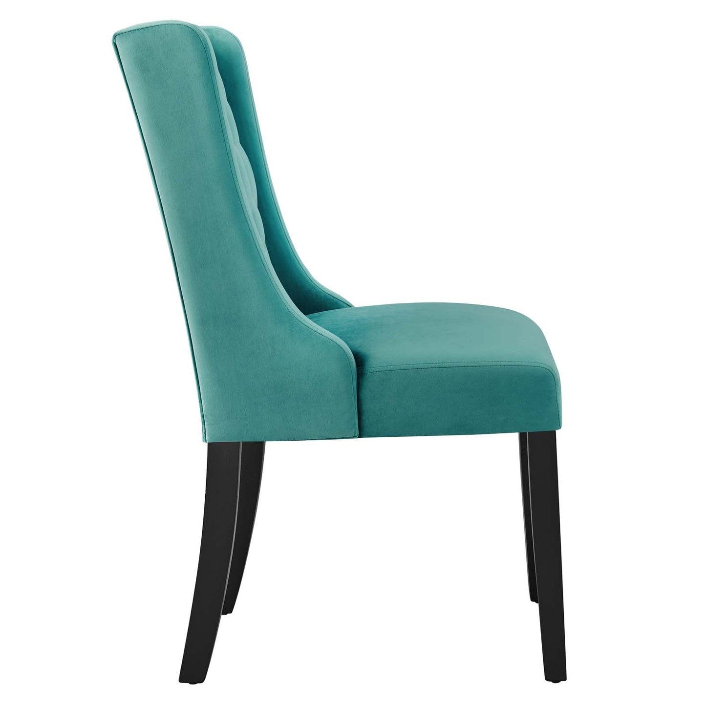 Baronet Performance Velvet Dining Chairs - Set of 2 Teal EEI-5013-TEA