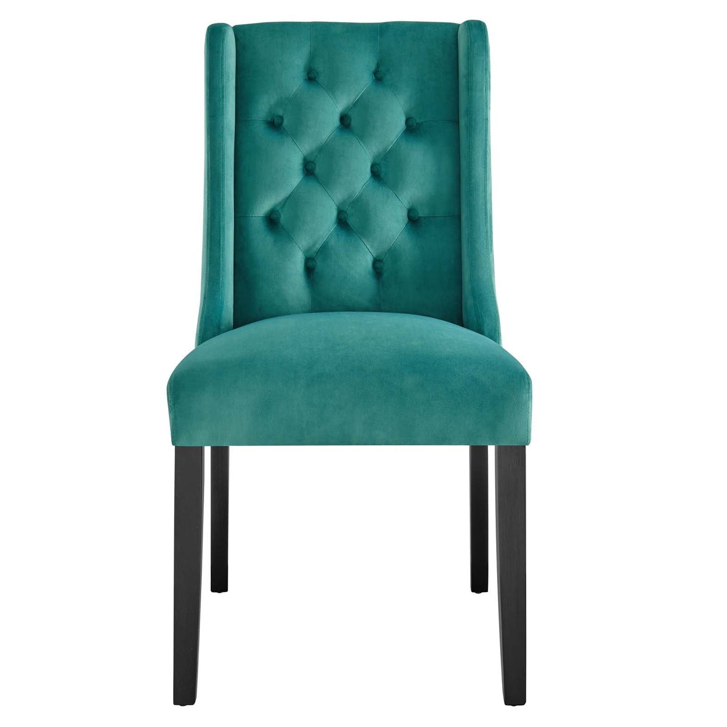 Baronet Performance Velvet Dining Chairs - Set of 2 Teal EEI-5013-TEA