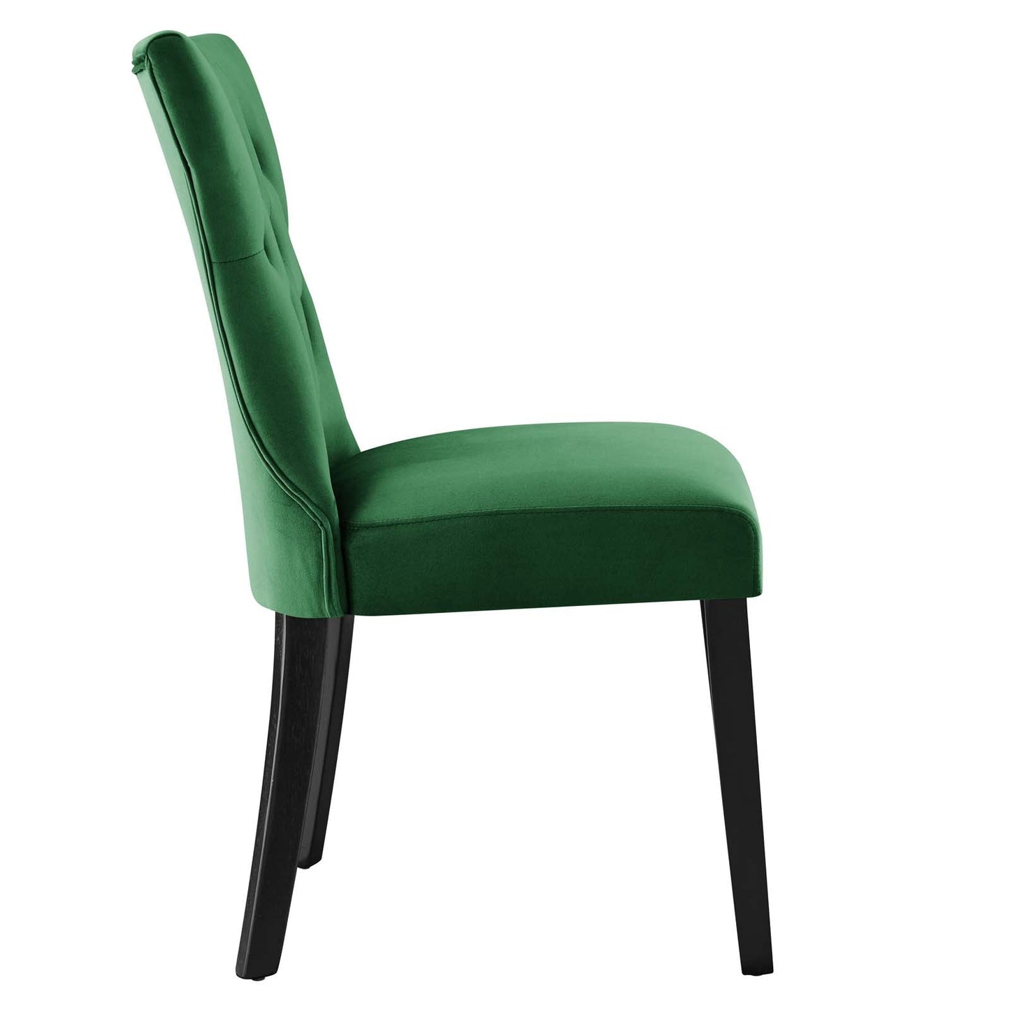 Silhouette Performance Velvet Dining Chairs - Set of 2 Emerald EEI-5014-EME