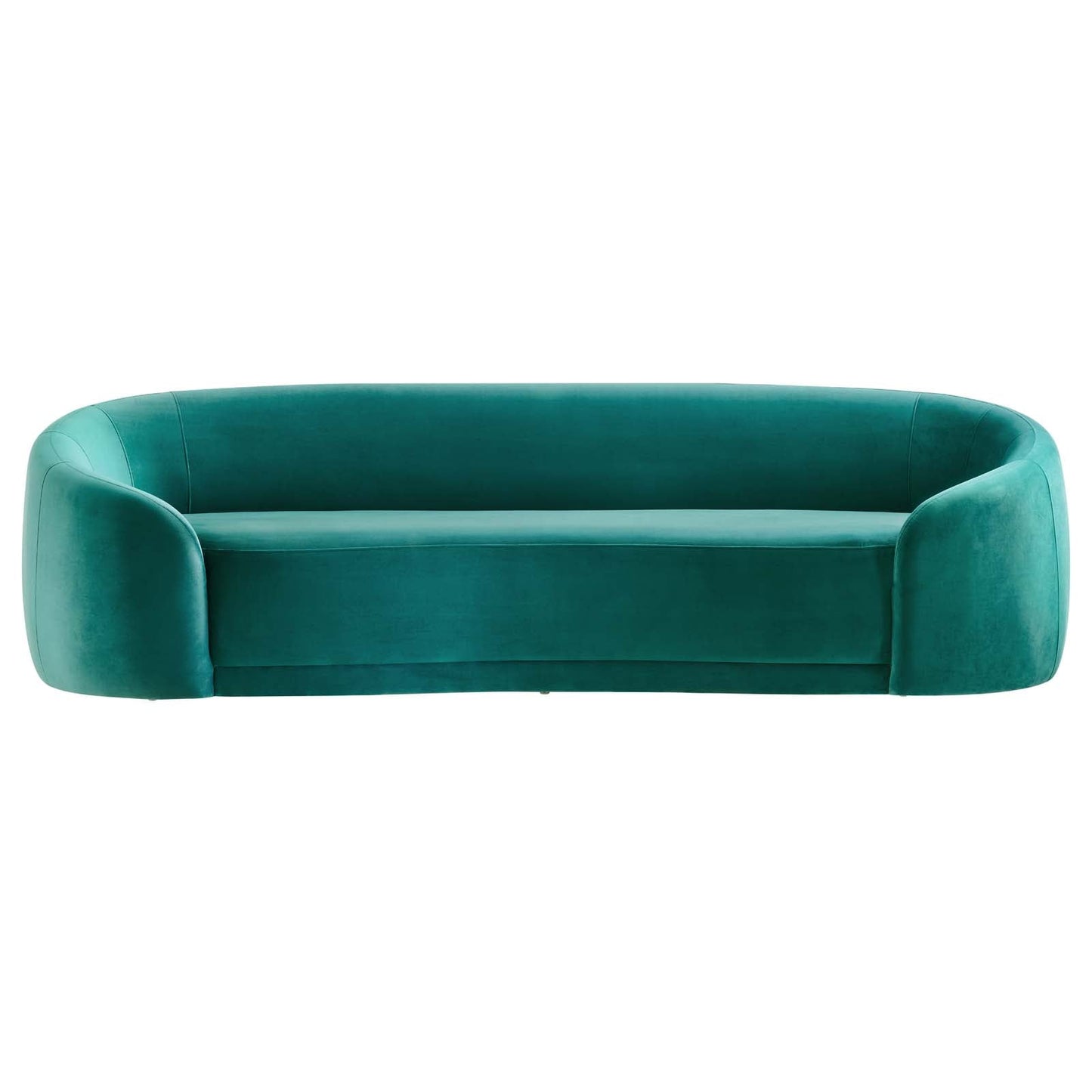 Contessa Performance Velvet Sofa Teal EEI-5018-TEA