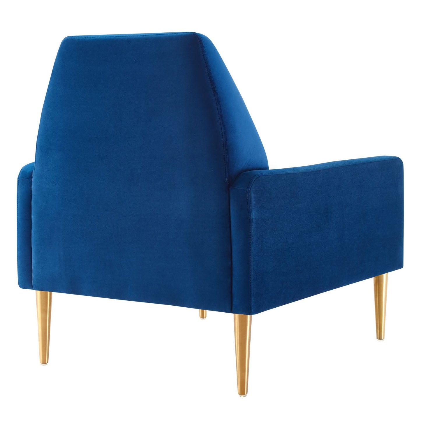 Liliana Performance Velvet Armchair Navy EEI-5021-NAV