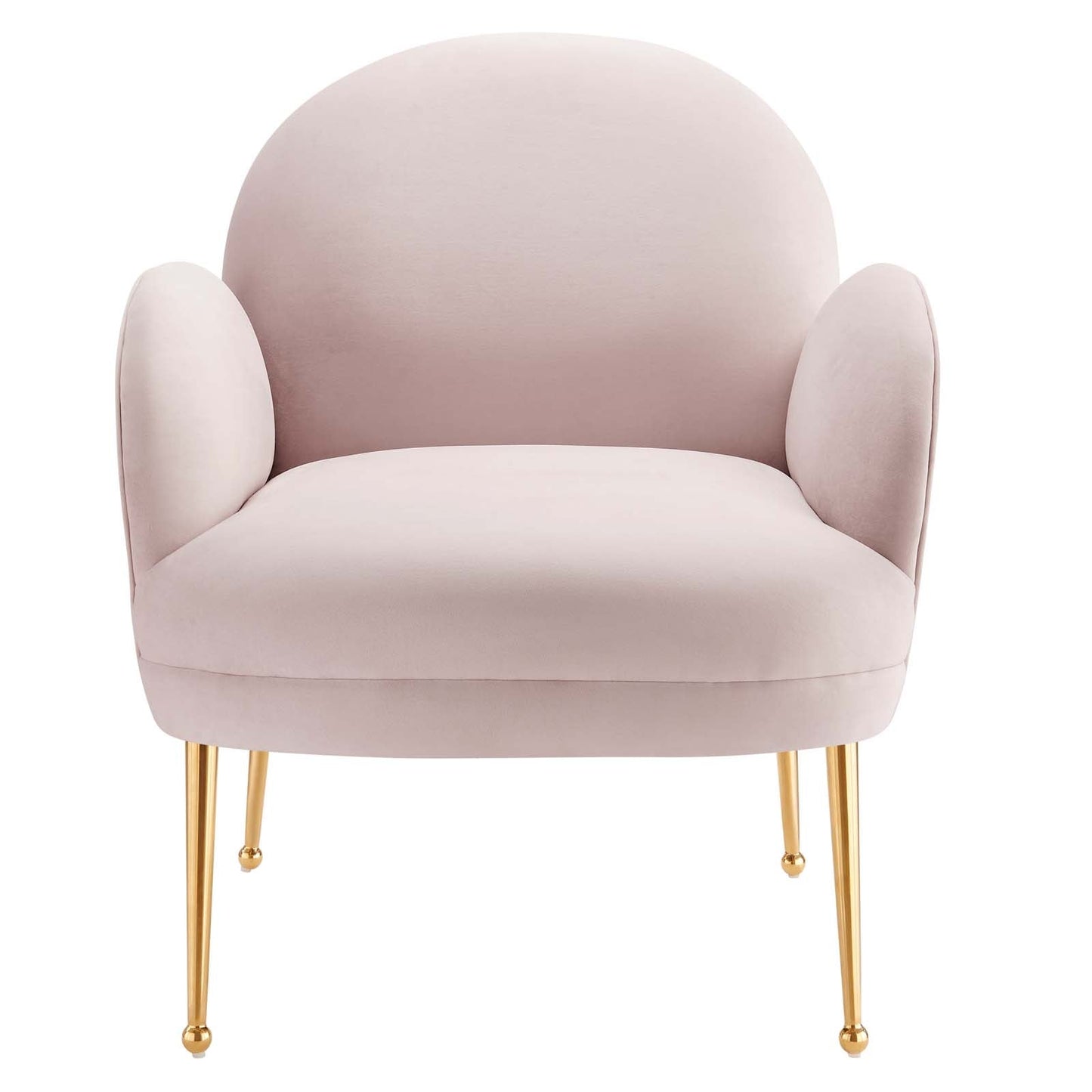 Transcend Performance Velvet Armchair Pink EEI-5026-PNK