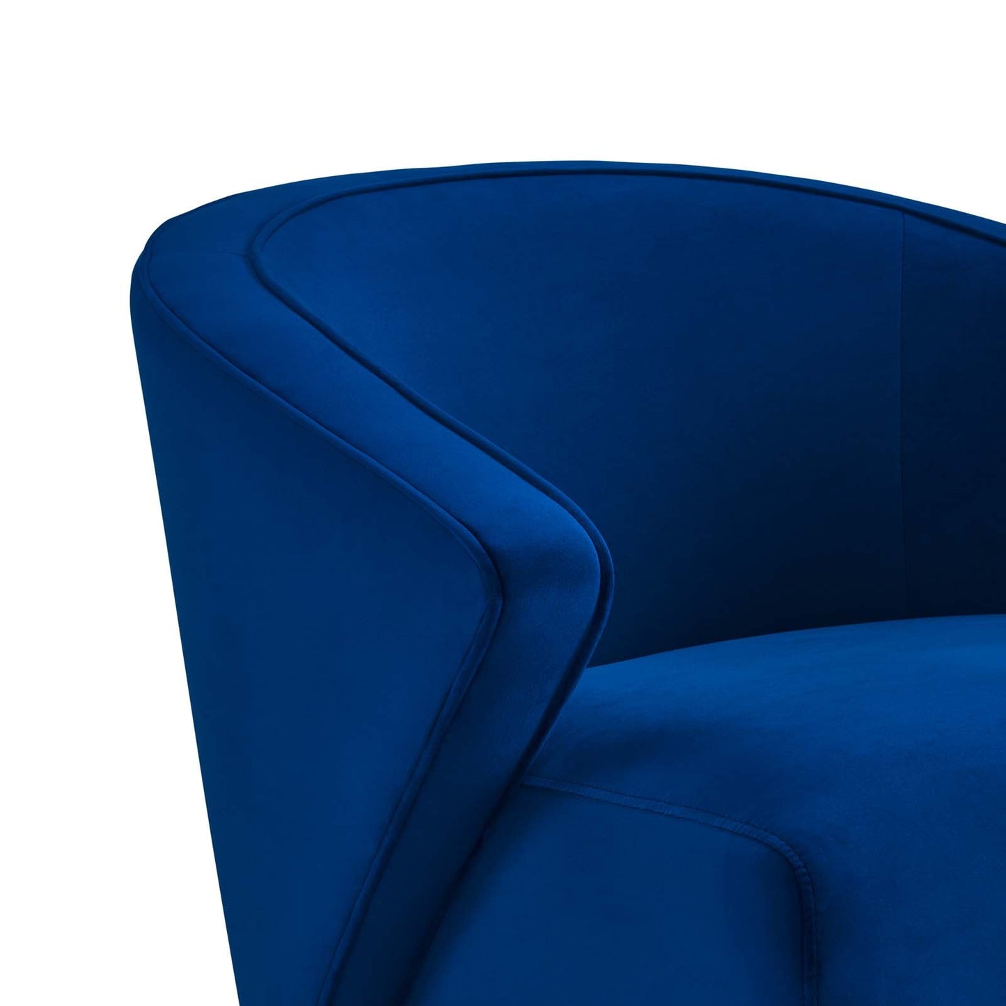 Odyssey Performance Velvet Armchair Navy EEI-5038-NAV