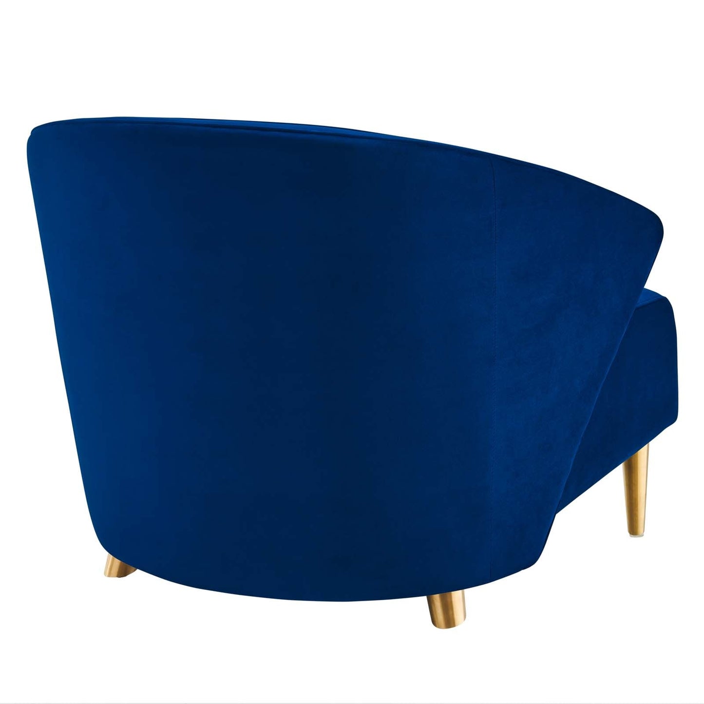 Odyssey Performance Velvet Armchair Navy EEI-5038-NAV