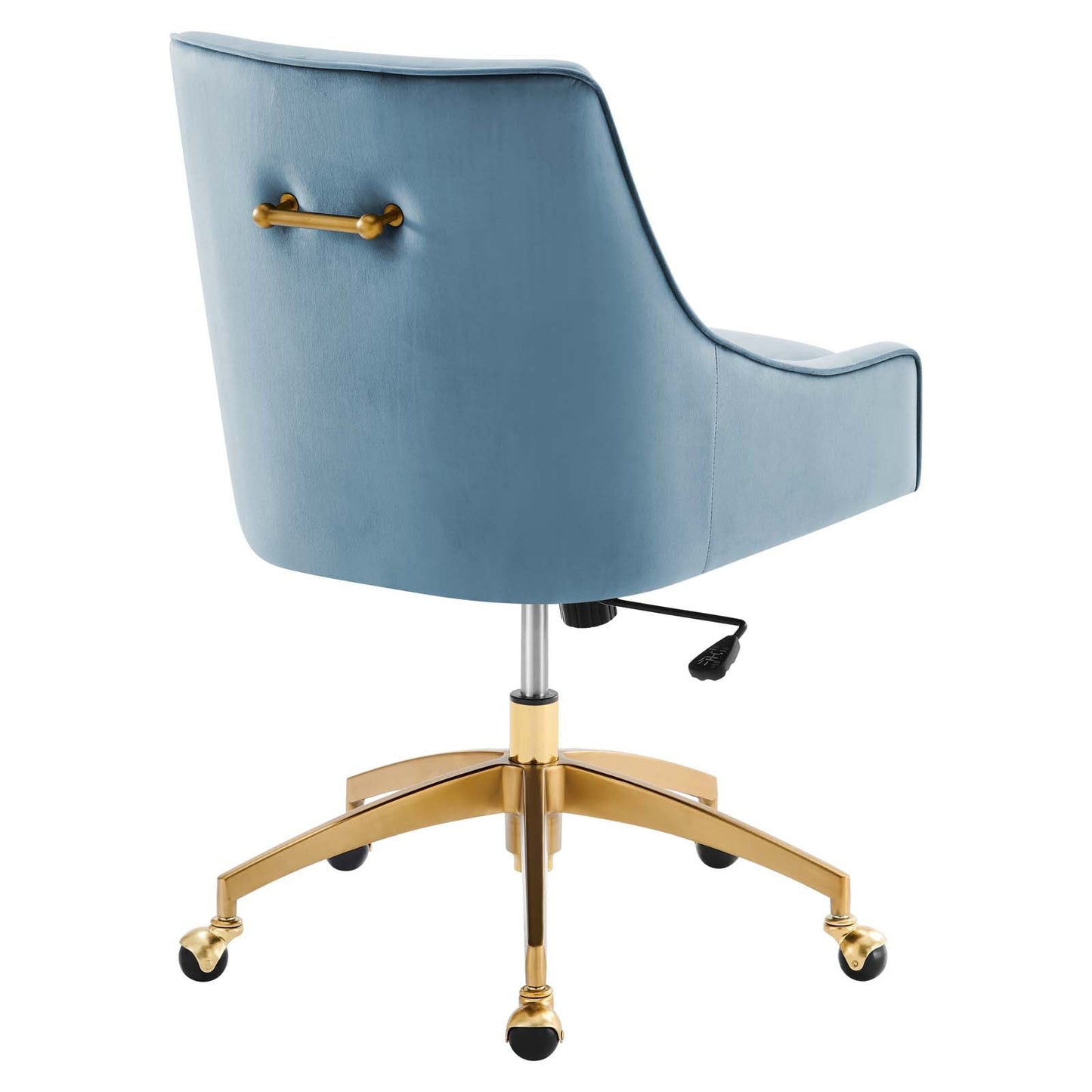 Discern Performance Velvet Office Chair Light Blue EEI-5079-LBU