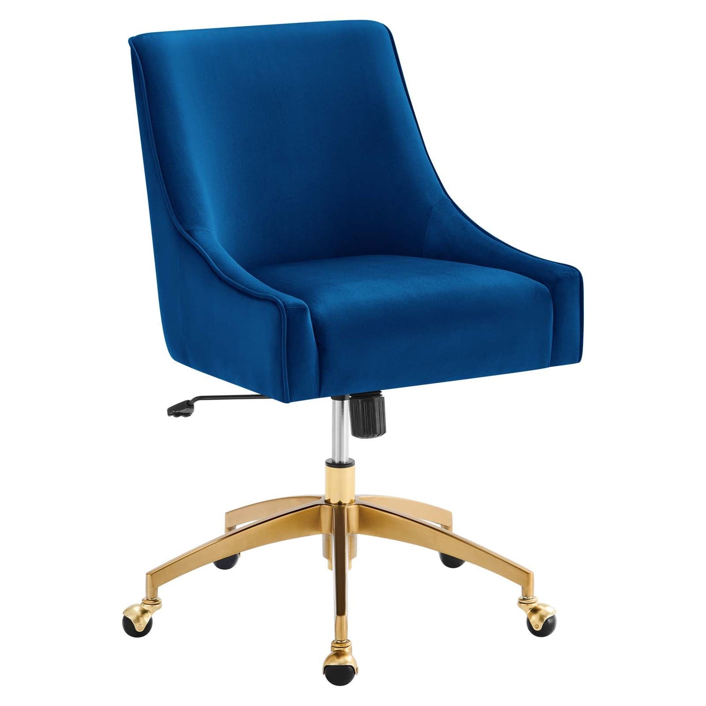 Discern Performance Velvet Office Chair Navy EEI-5079-NAV