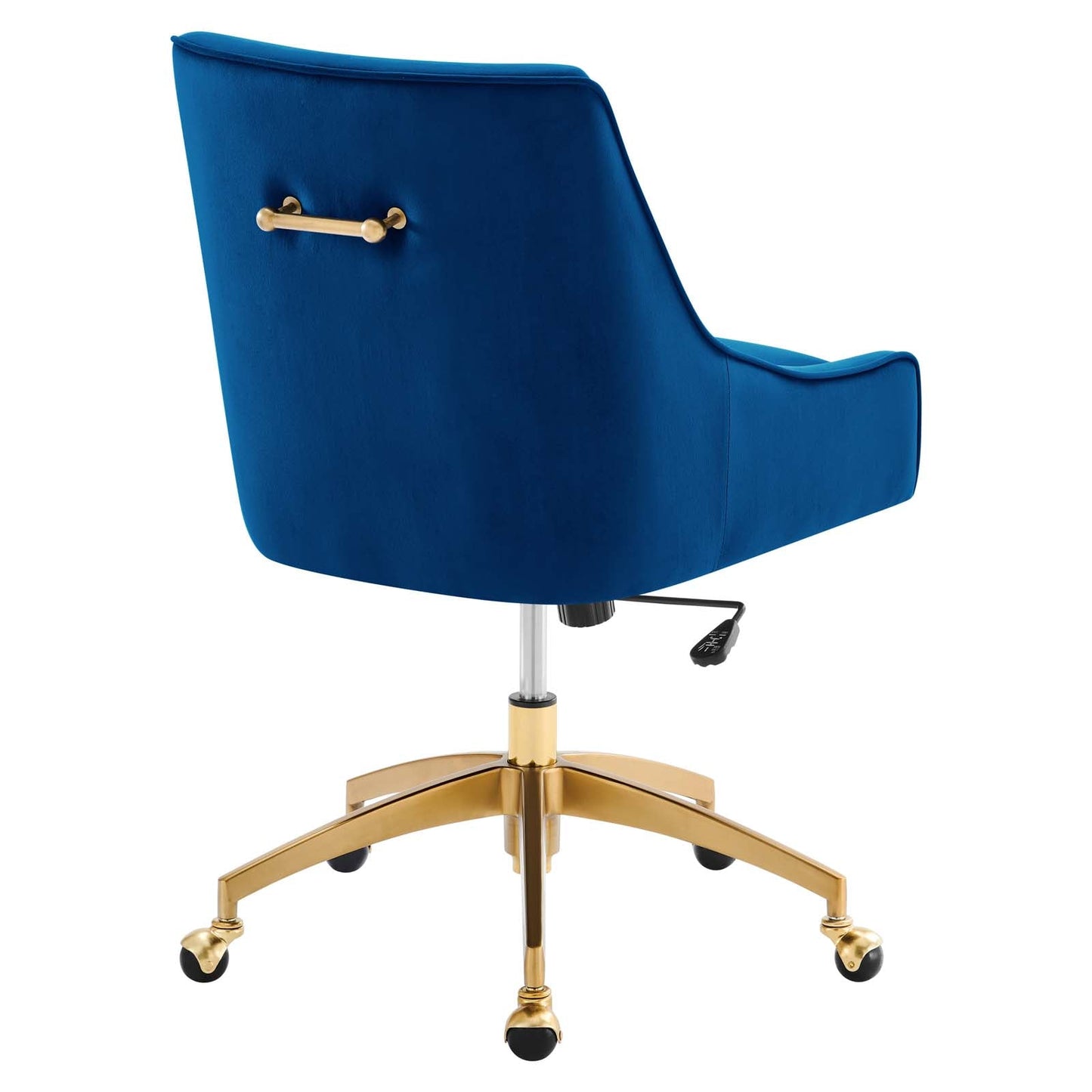 Discern Performance Velvet Office Chair Navy EEI-5079-NAV