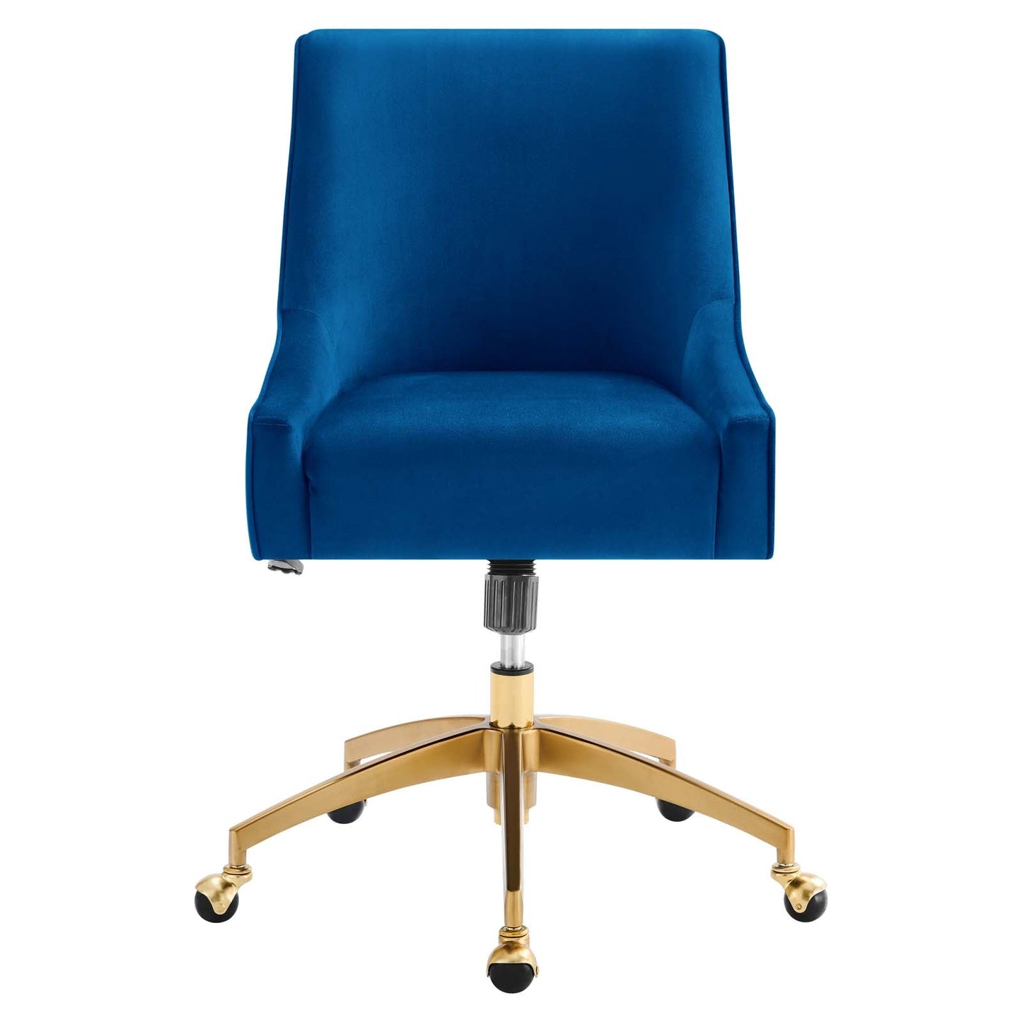 Discern Performance Velvet Office Chair Navy EEI-5079-NAV