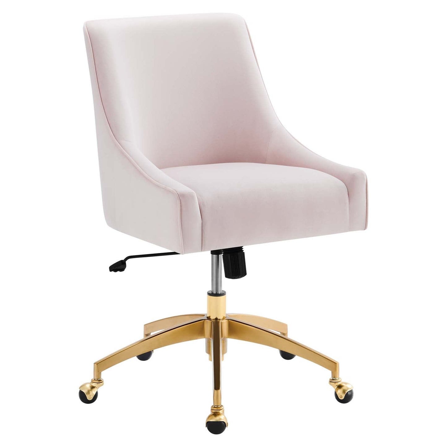 Discern Performance Velvet Office Chair Pink EEI-5079-PNK