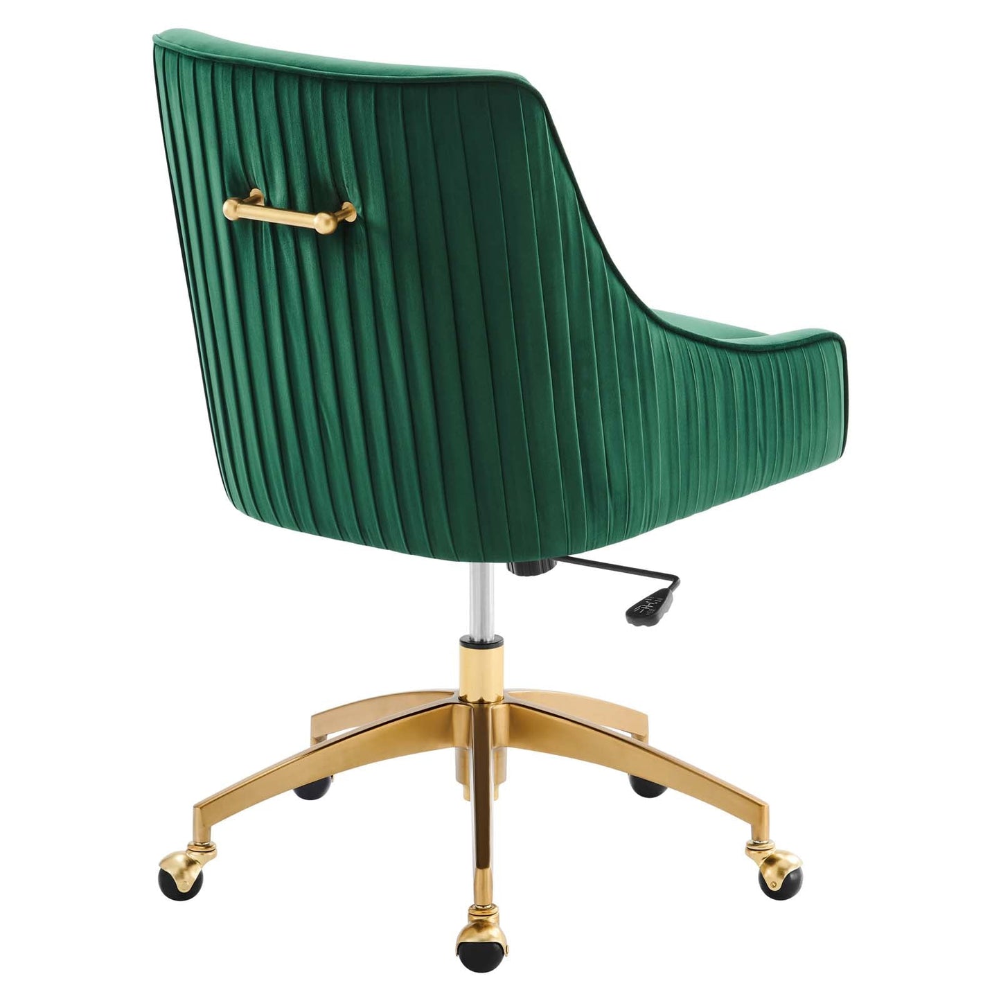 Discern Performance Velvet Office Chair Green EEI-5080-GRN