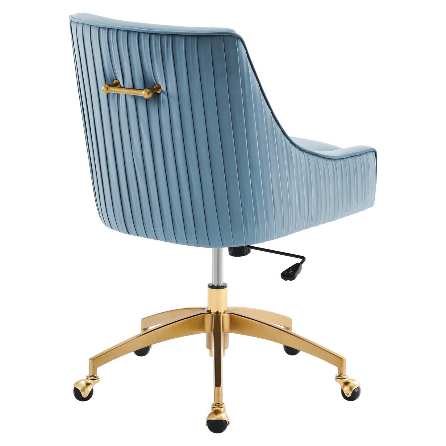 Discern Performance Velvet Office Chair Light Blue EEI-5080-LBU