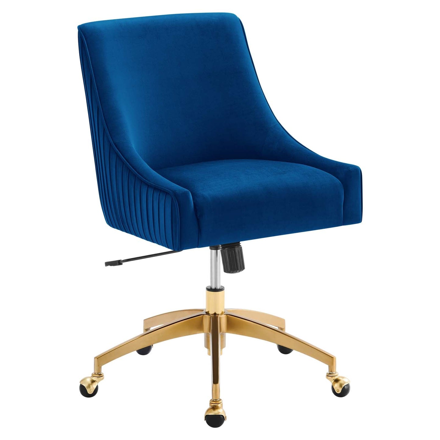 Discern Performance Velvet Office Chair Navy EEI-5080-NAV