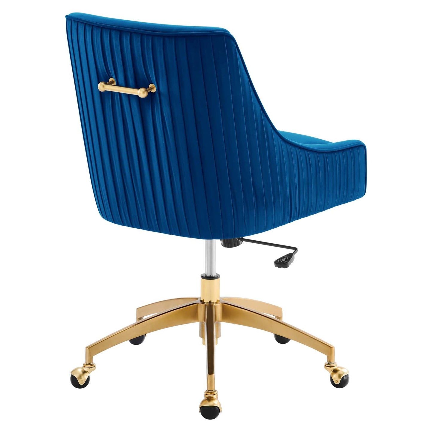 Discern Performance Velvet Office Chair Navy EEI-5080-NAV